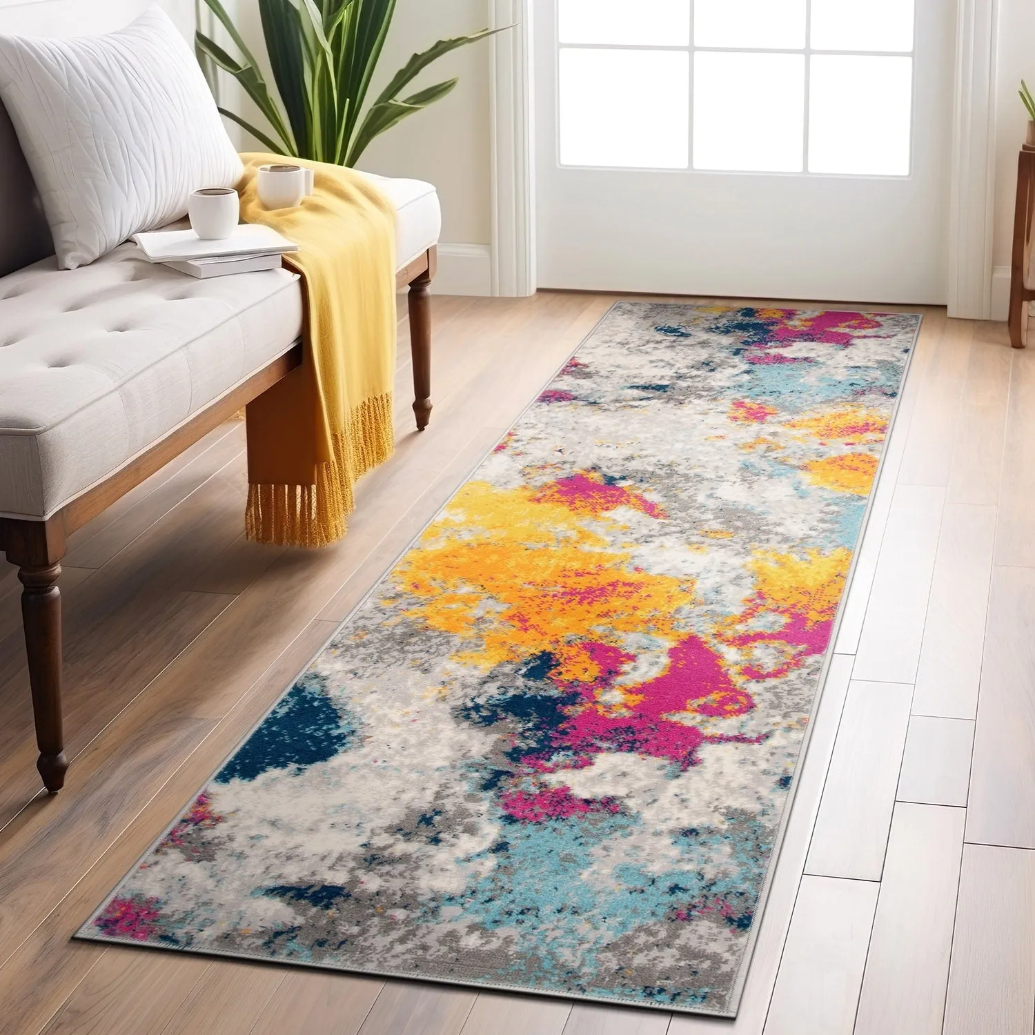 World Rug Gallery Abstract Contemporary Area Rug