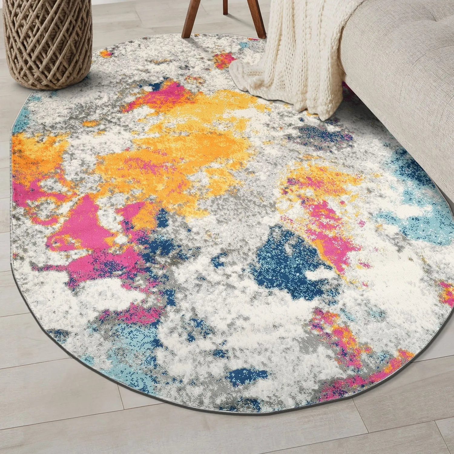 World Rug Gallery Abstract Contemporary Area Rug