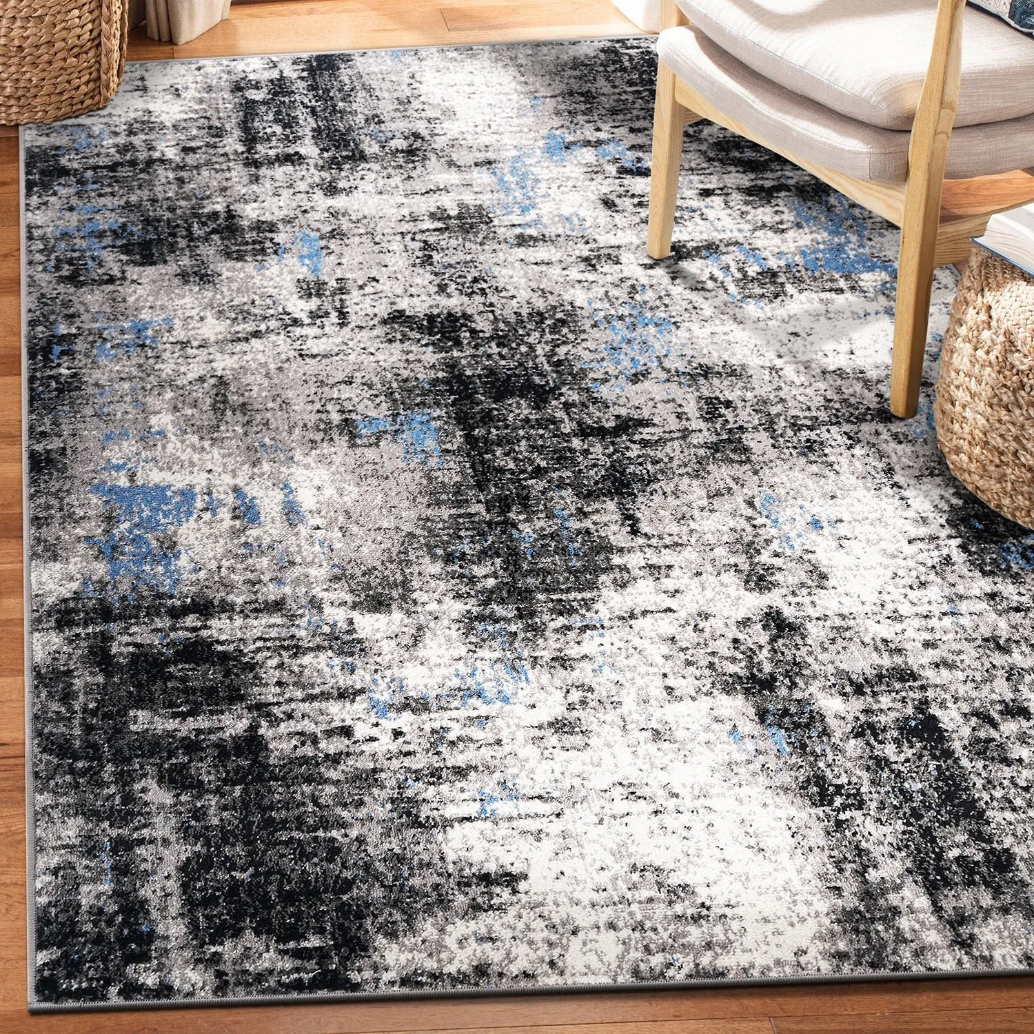 World Rug Gallery Adare Contemporary Abstract Area Rug