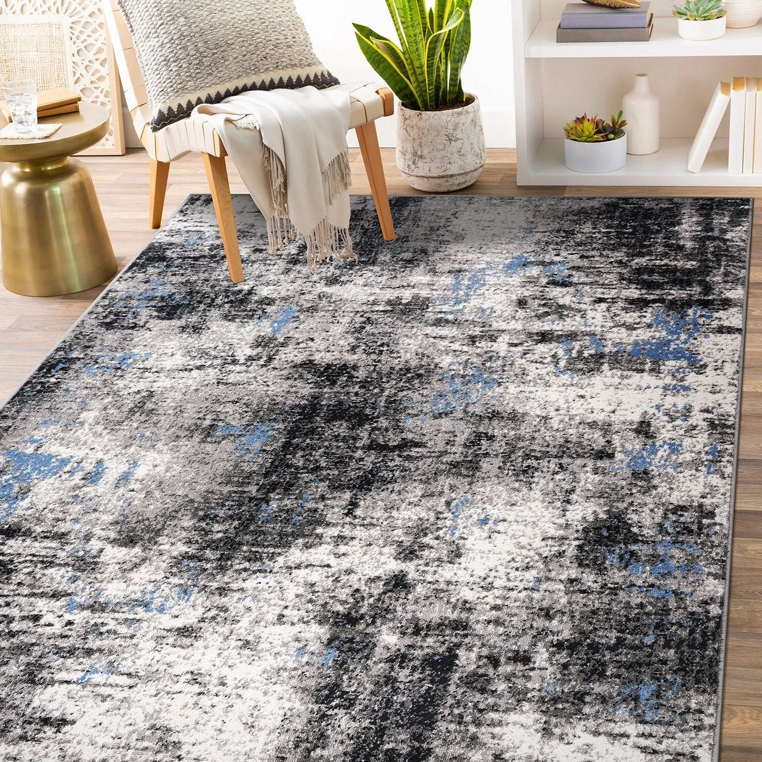 World Rug Gallery Adare Contemporary Abstract Area Rug