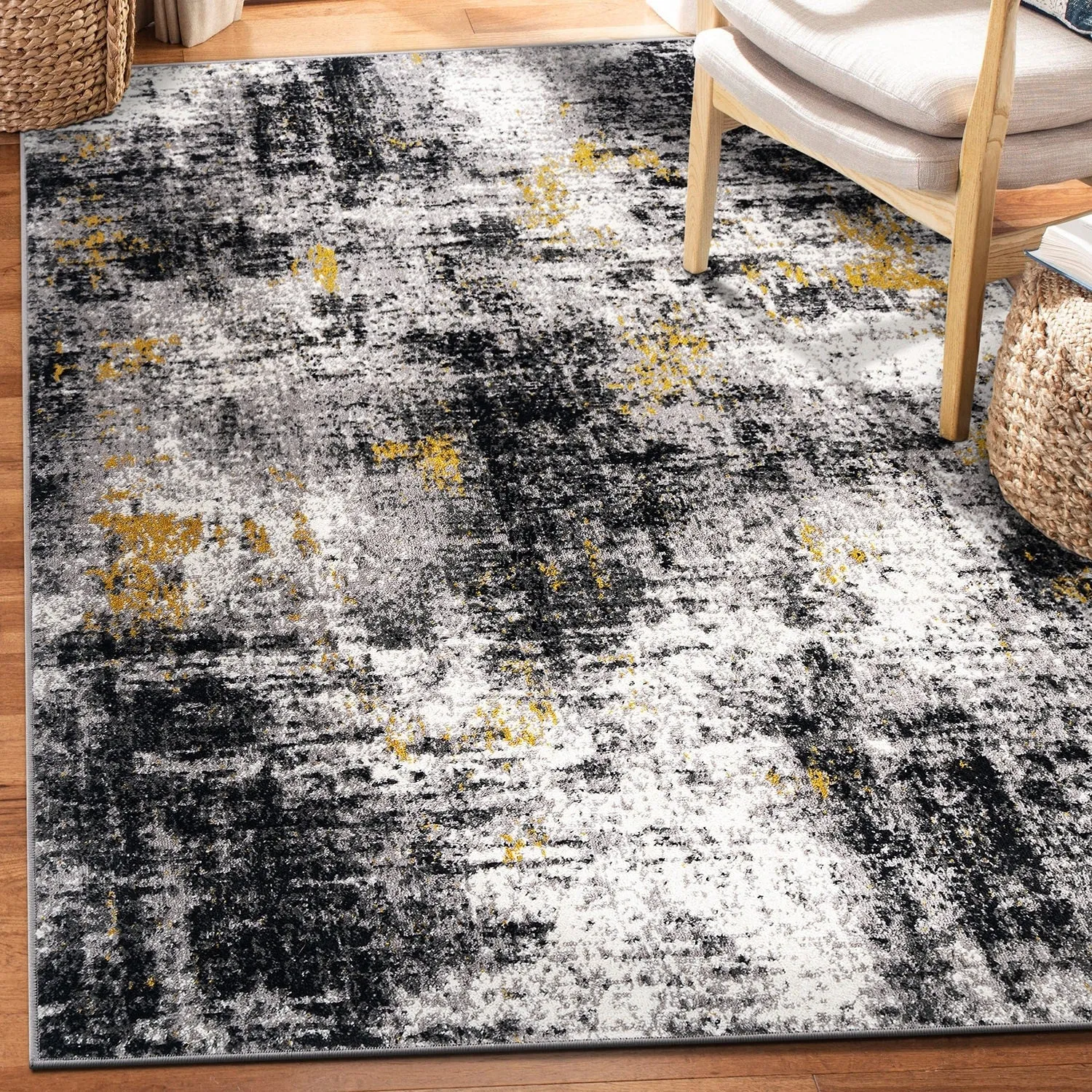 World Rug Gallery Adare Contemporary Abstract Area Rug