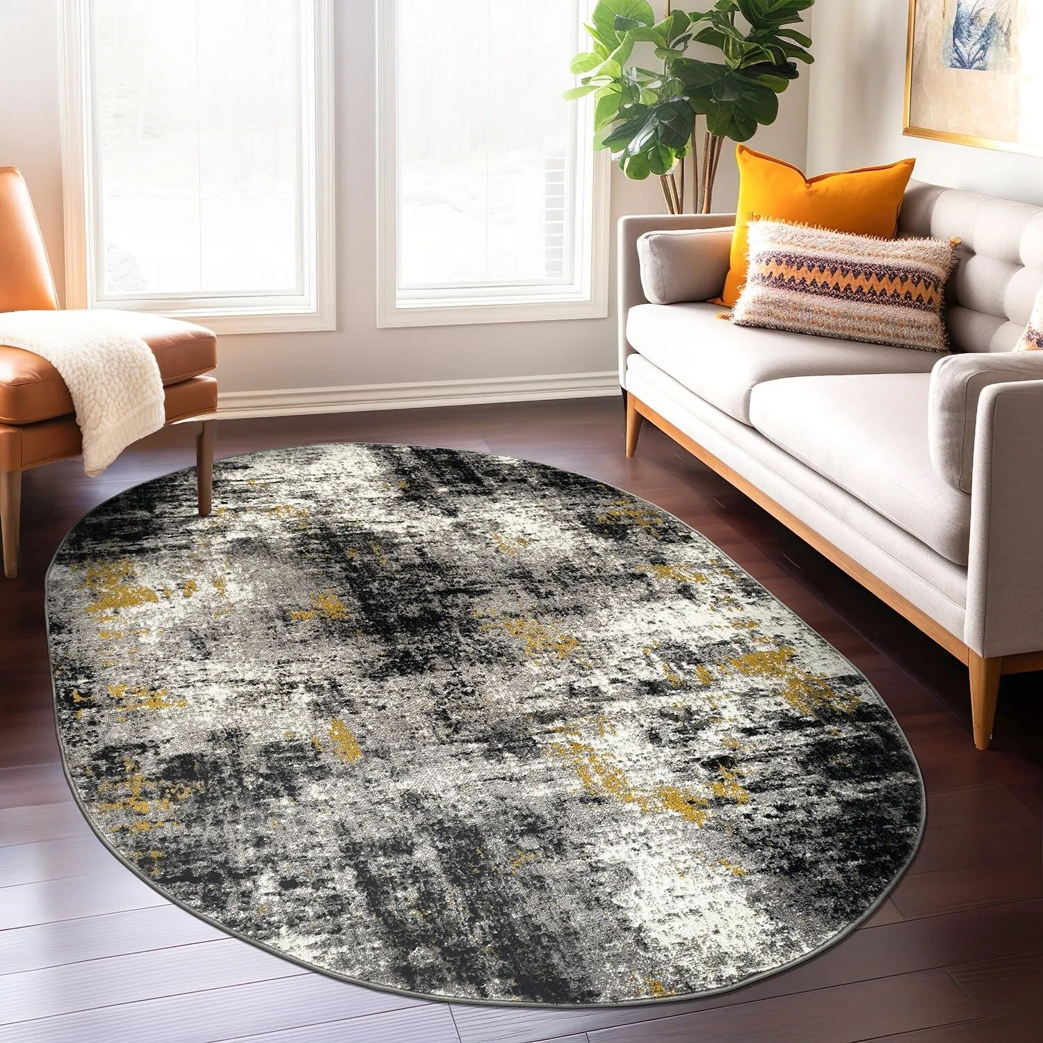 World Rug Gallery Adare Contemporary Abstract Area Rug