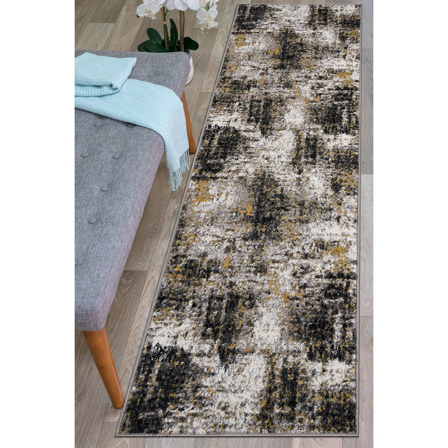 World Rug Gallery Adare Contemporary Abstract Area Rug