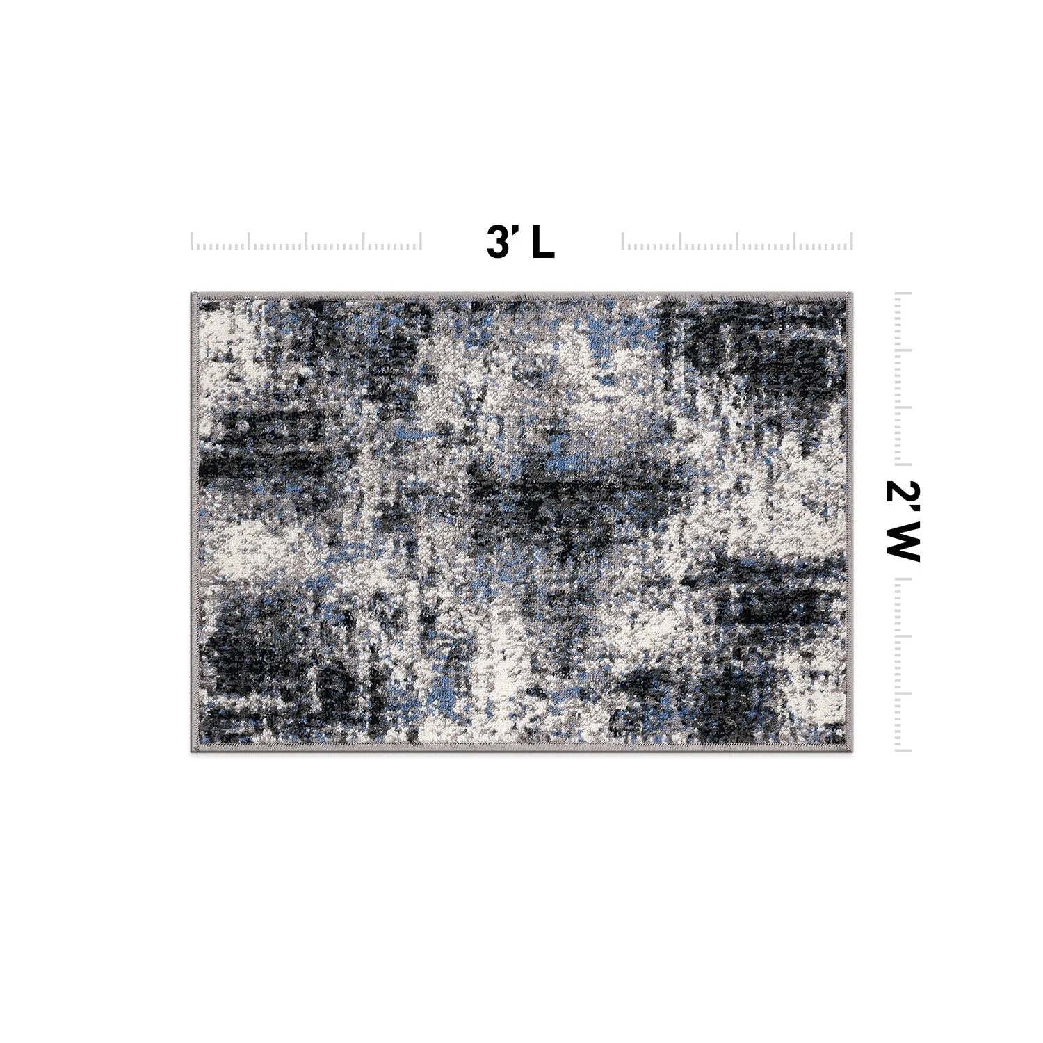 World Rug Gallery Adare Contemporary Abstract Area Rug