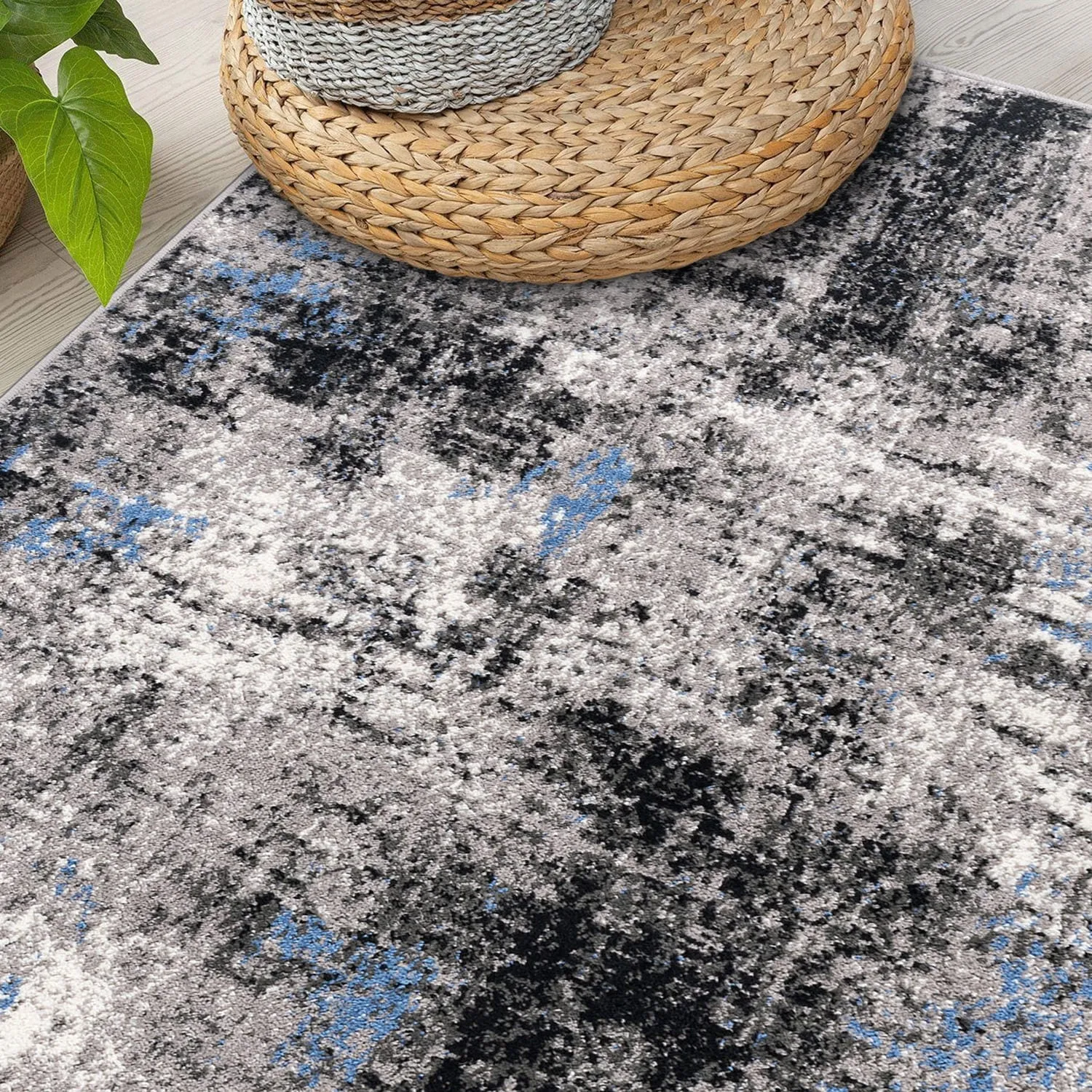 World Rug Gallery Adare Contemporary Abstract Area Rug