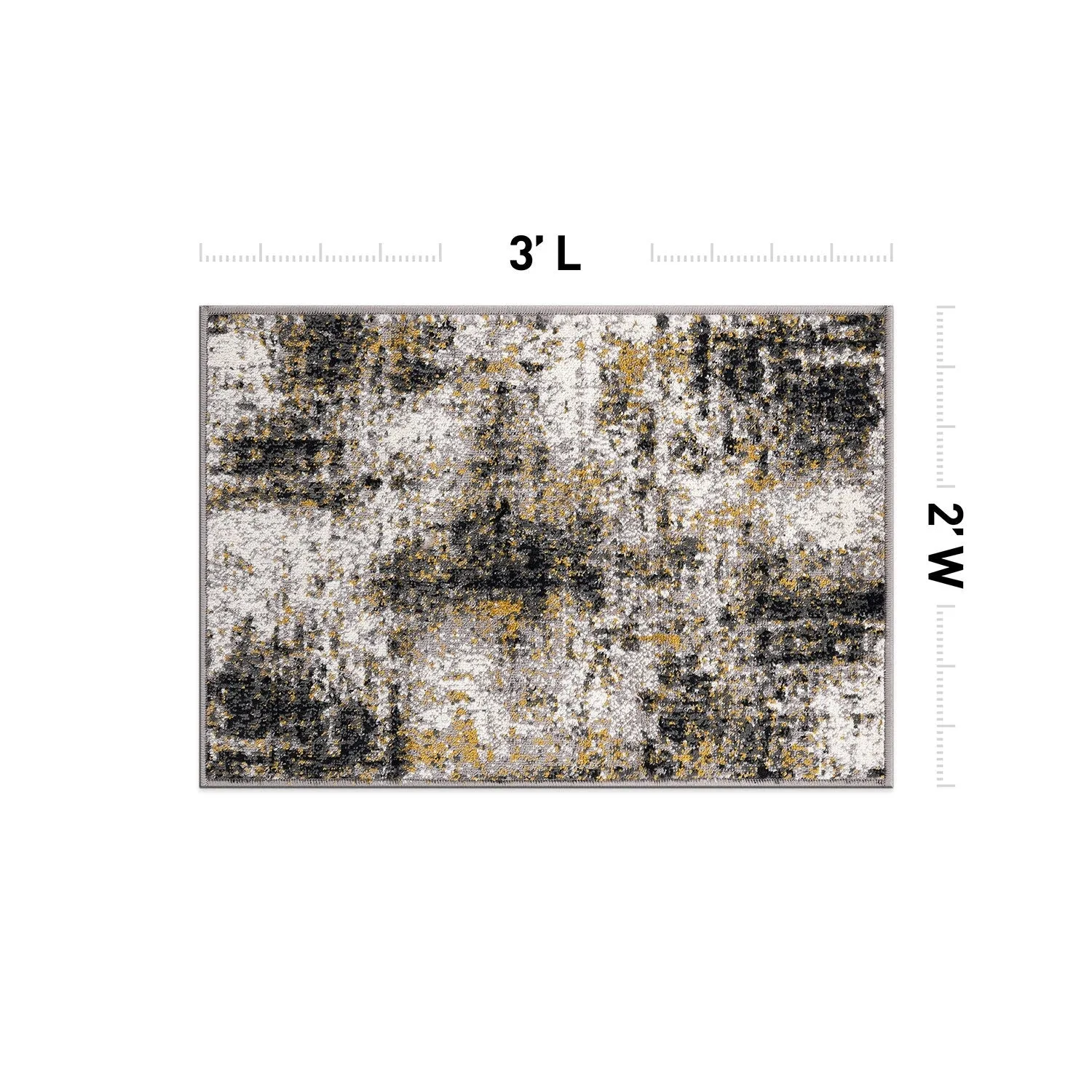 World Rug Gallery Adare Contemporary Abstract Area Rug