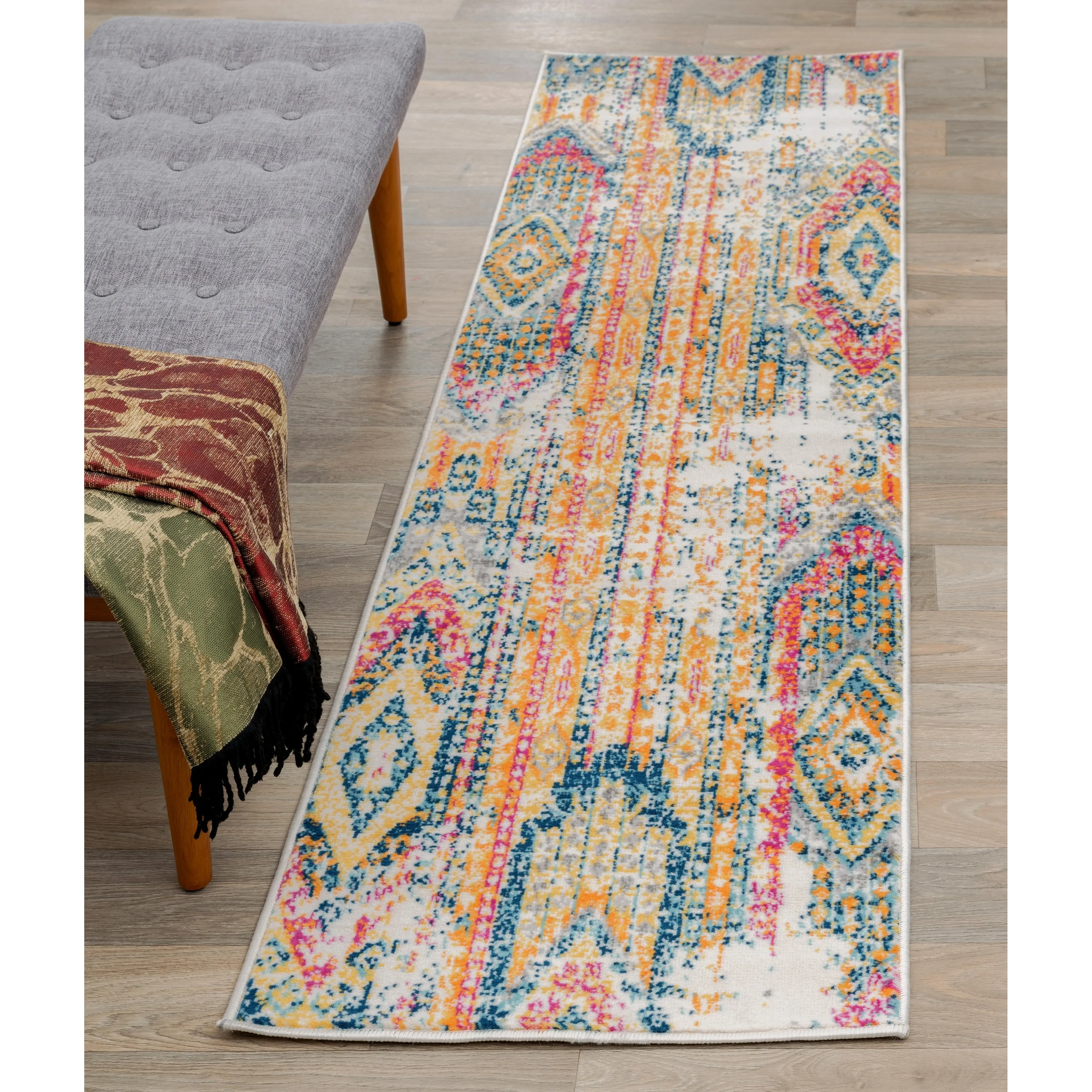 World Rug Gallery Bohemian Geometric Modern Area Rug