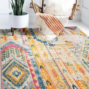 World Rug Gallery Bohemian Geometric Modern Area Rug