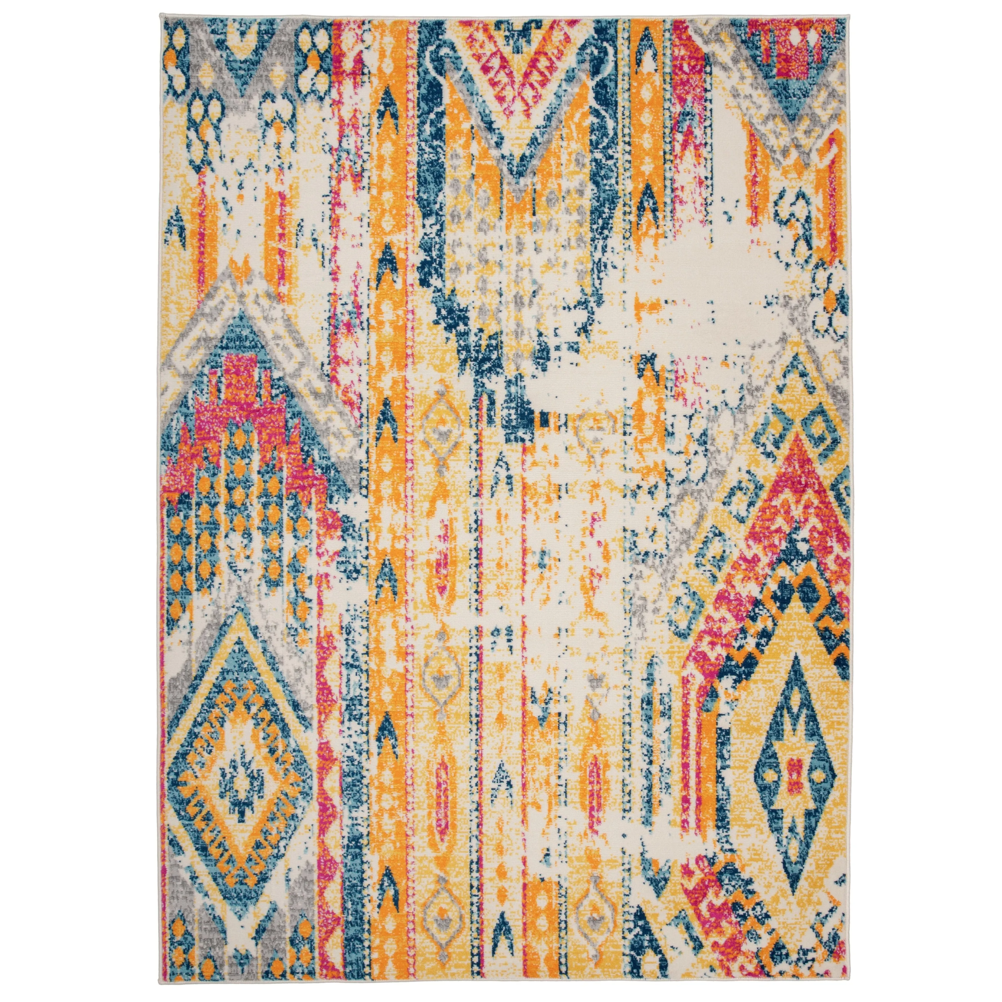 World Rug Gallery Bohemian Geometric Modern Area Rug