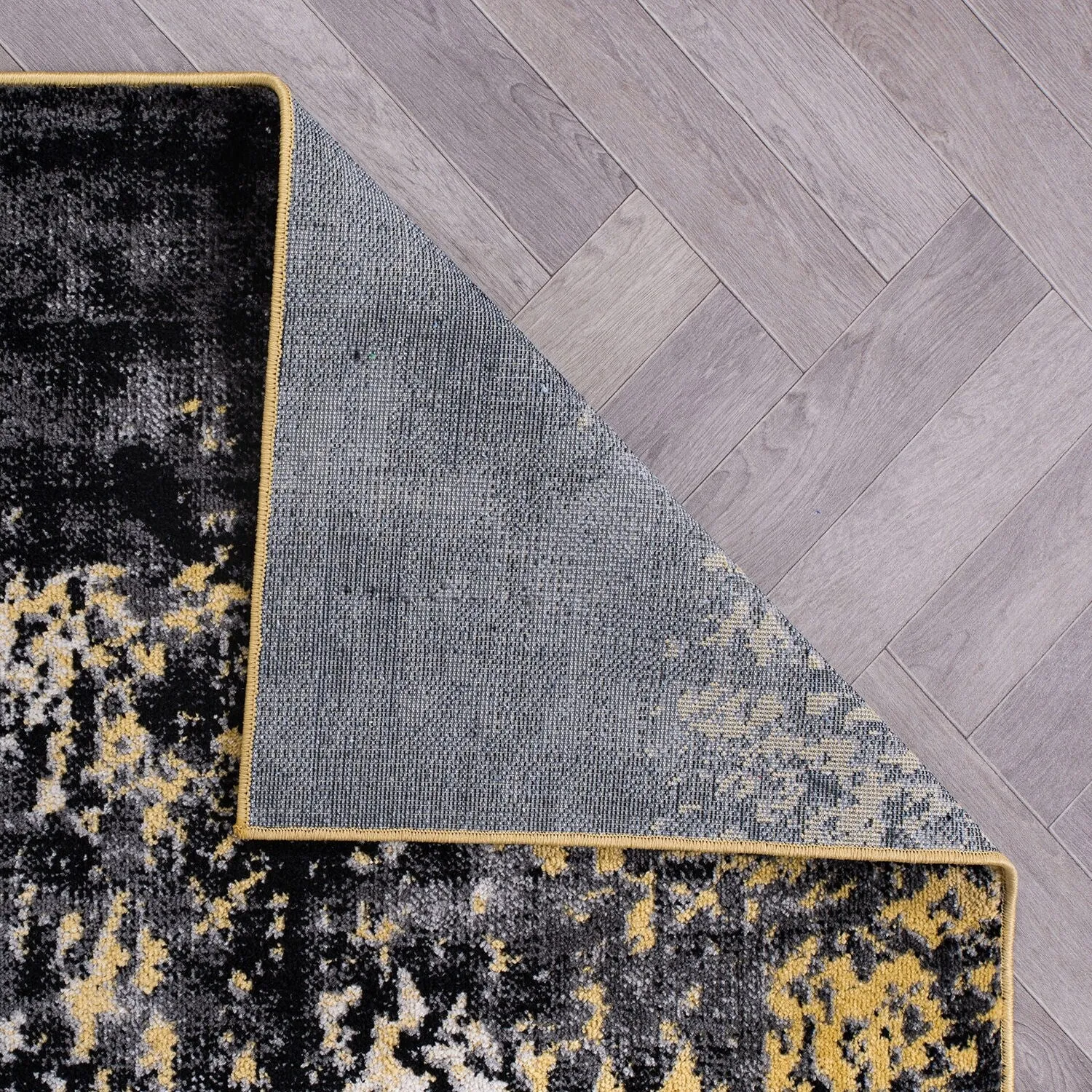 World Rug Gallery Contemporary Abstract Splash Blue Area Rug