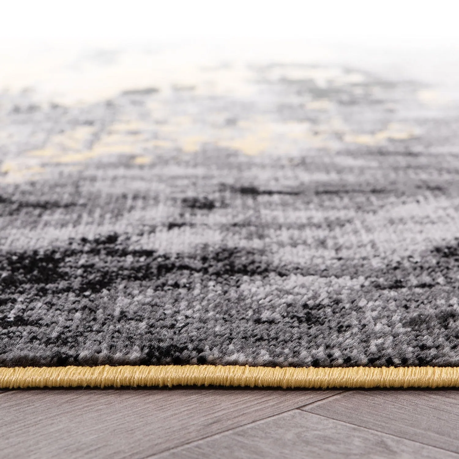 World Rug Gallery Contemporary Abstract Splash Blue Area Rug