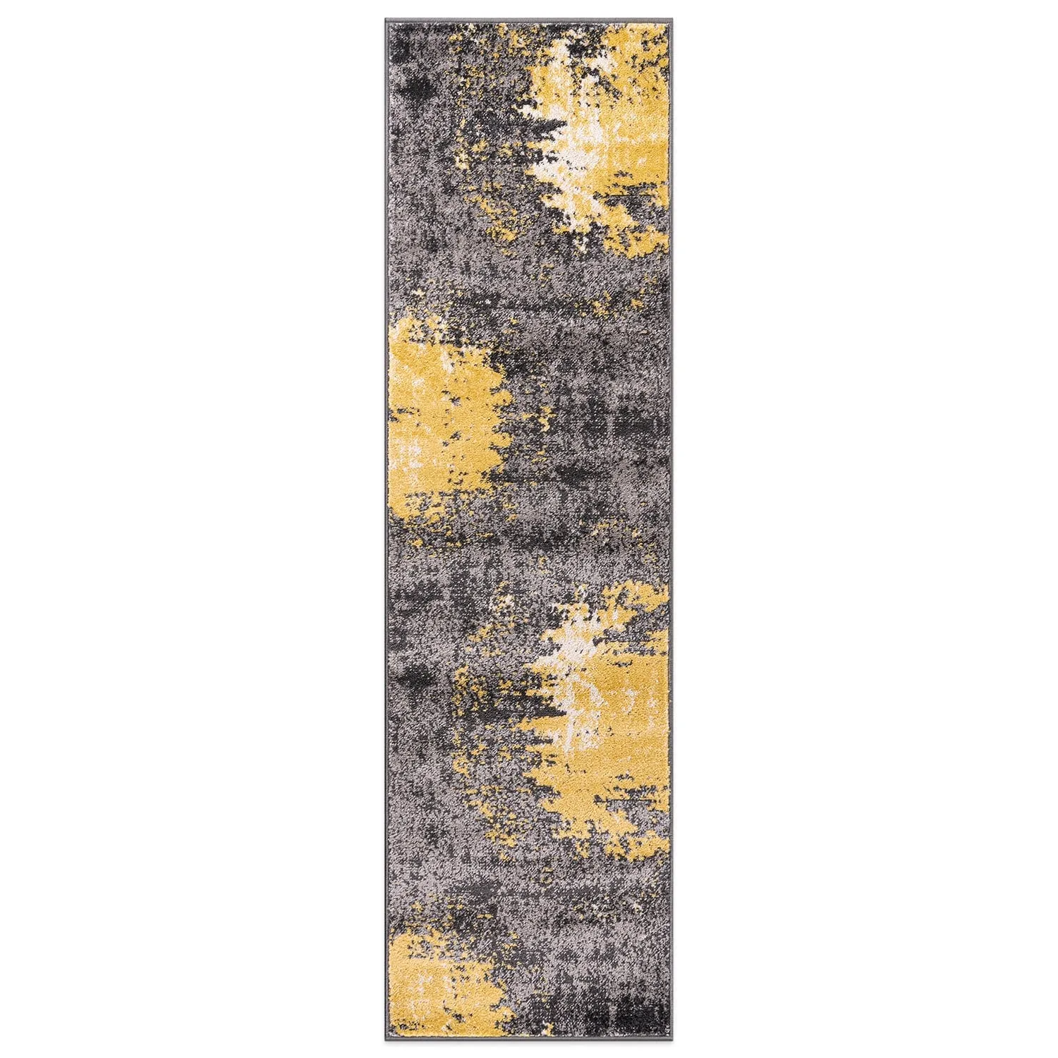 World Rug Gallery Contemporary Abstract Splash Blue Area Rug