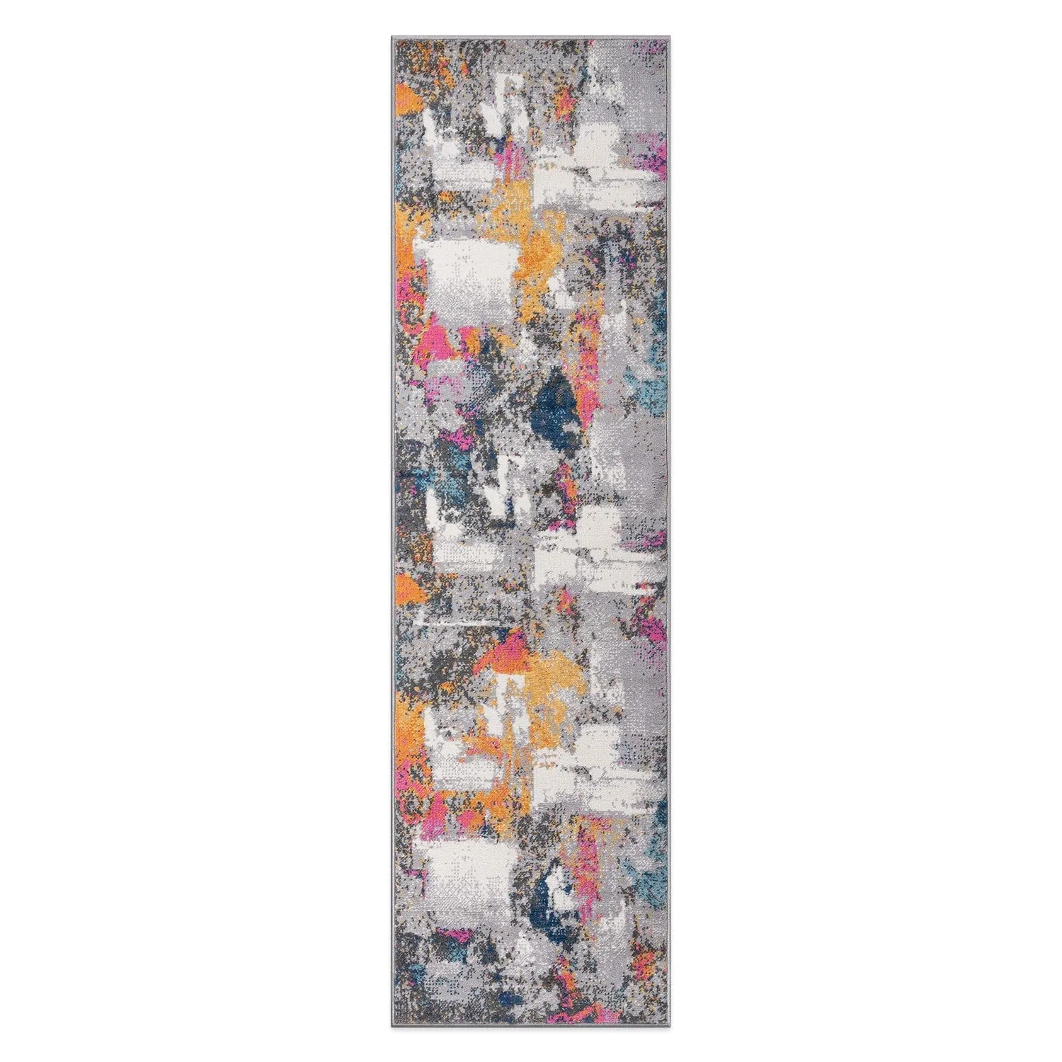 World Rug Gallery Contemporary Abstract Splashcolor Area Rug
