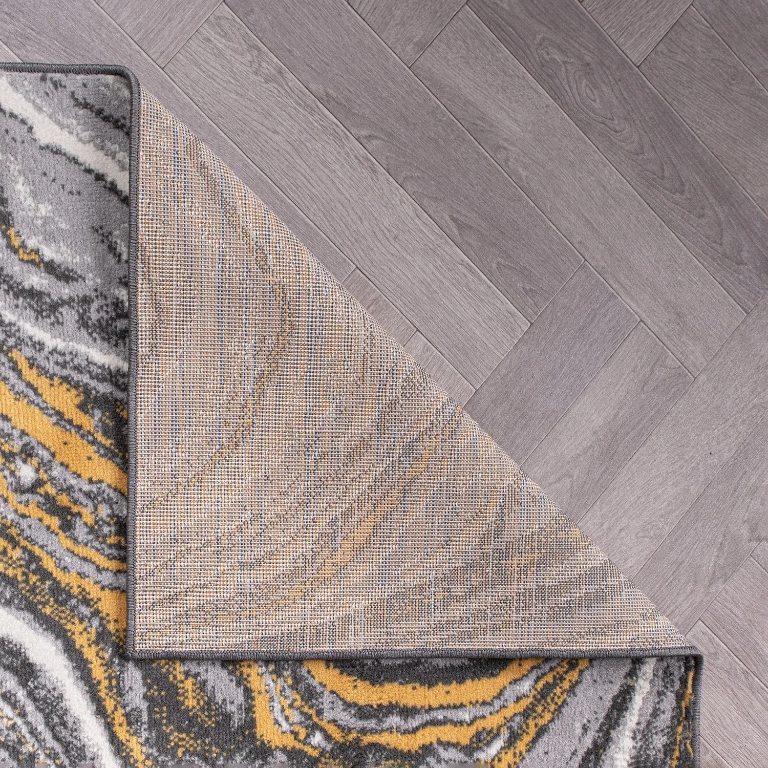 World Rug Gallery Contemporary Abstract Swirl Area Rug