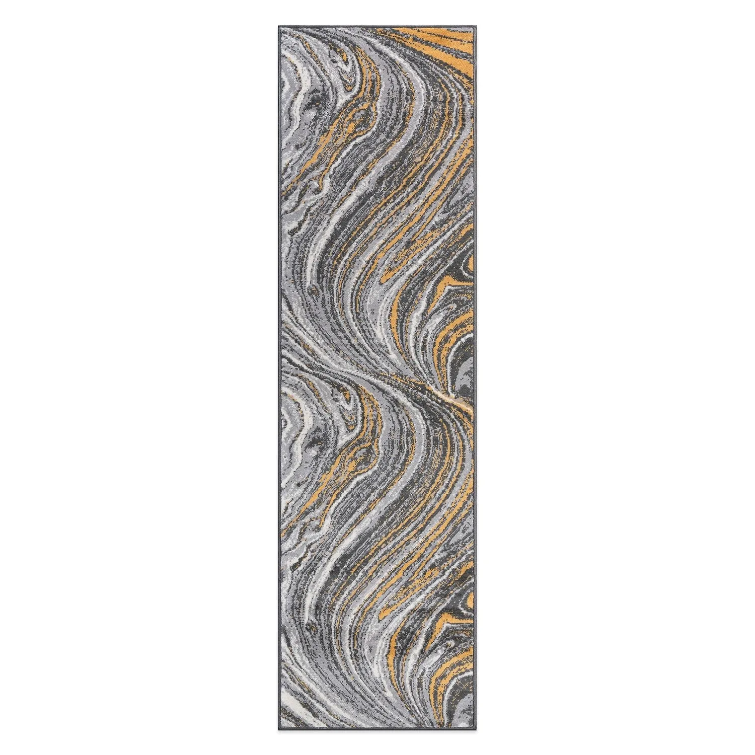 World Rug Gallery Contemporary Abstract Swirl Area Rug