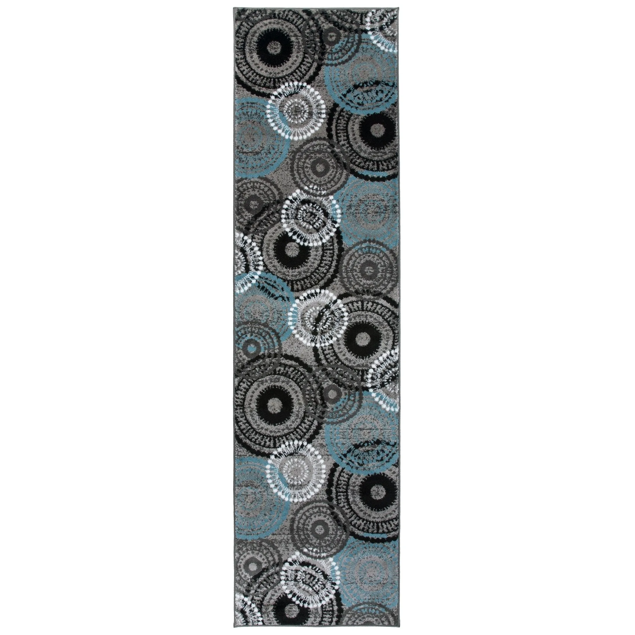 World Rug Gallery Contemporary Circles Area Rug