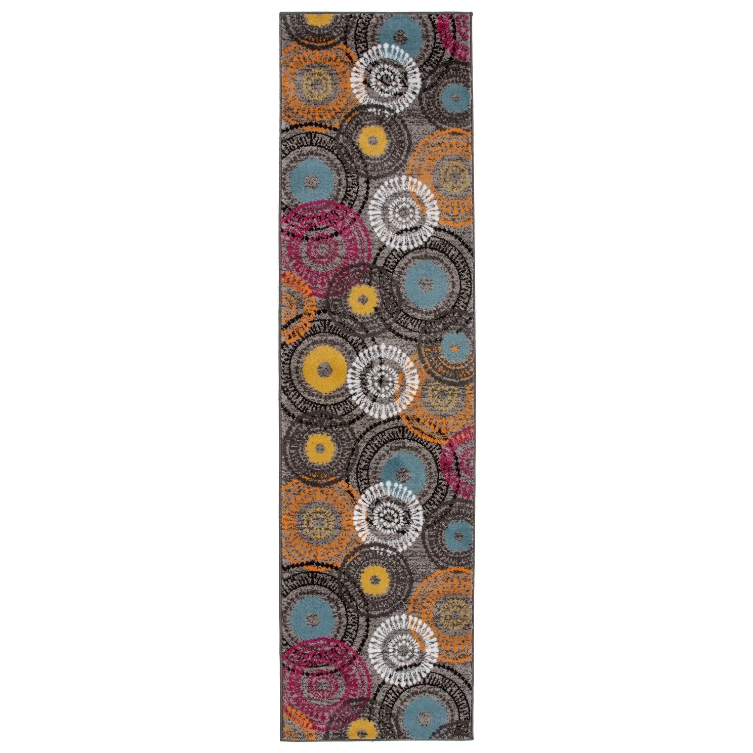 World Rug Gallery Contemporary Circles Area Rug