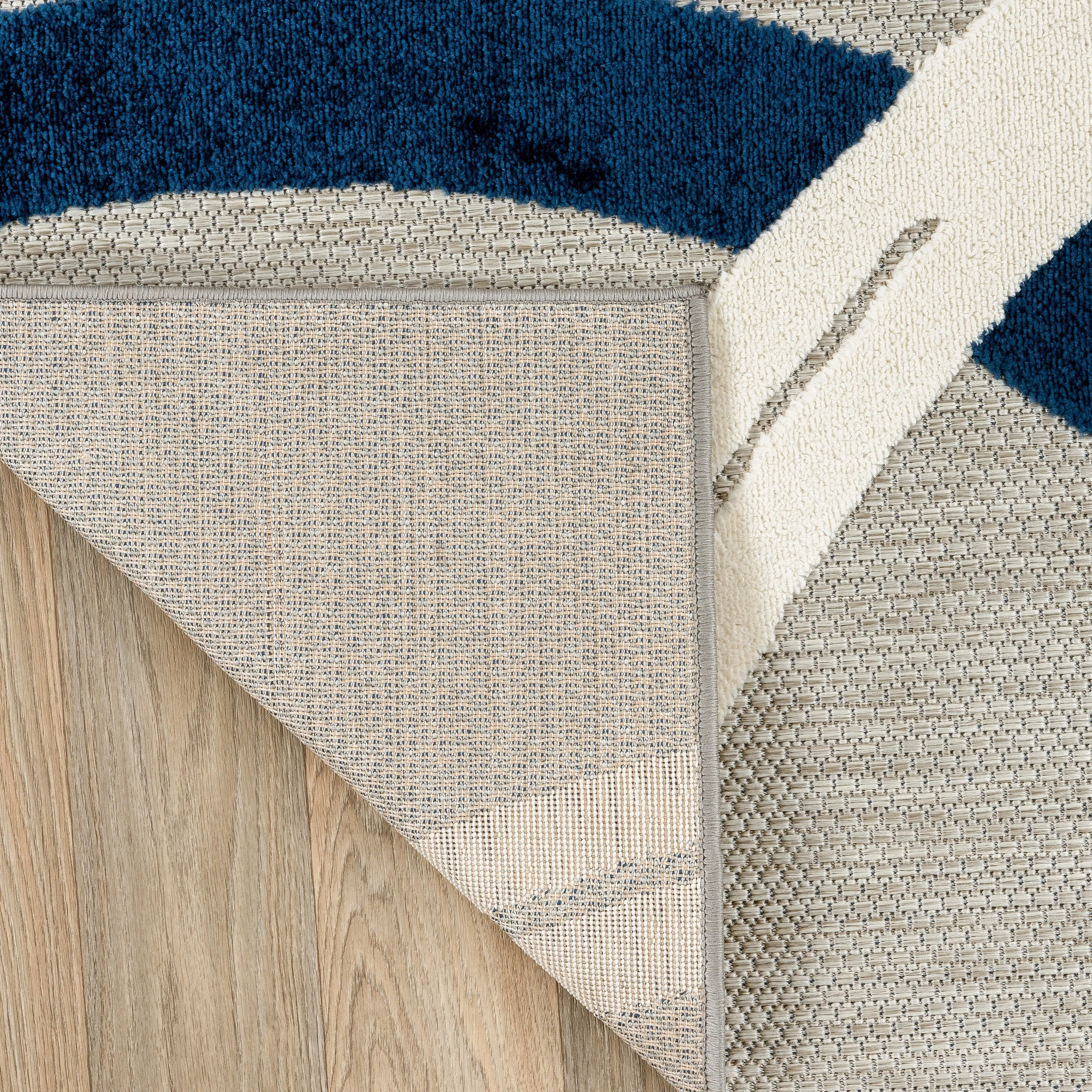 World Rug Gallery Contemporary Circular Indoor/Outdoor Area Rug