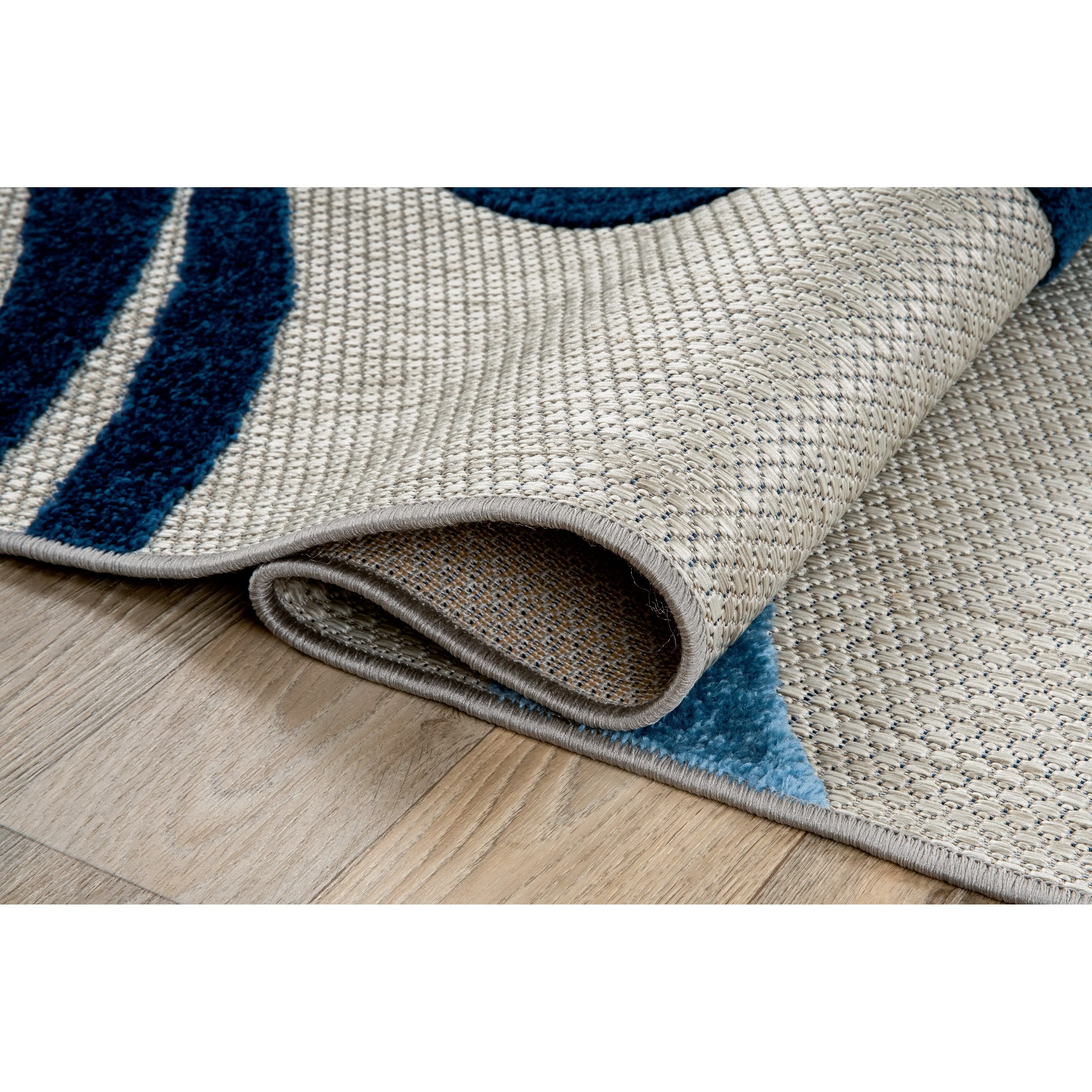 World Rug Gallery Contemporary Circular Indoor/Outdoor Area Rug