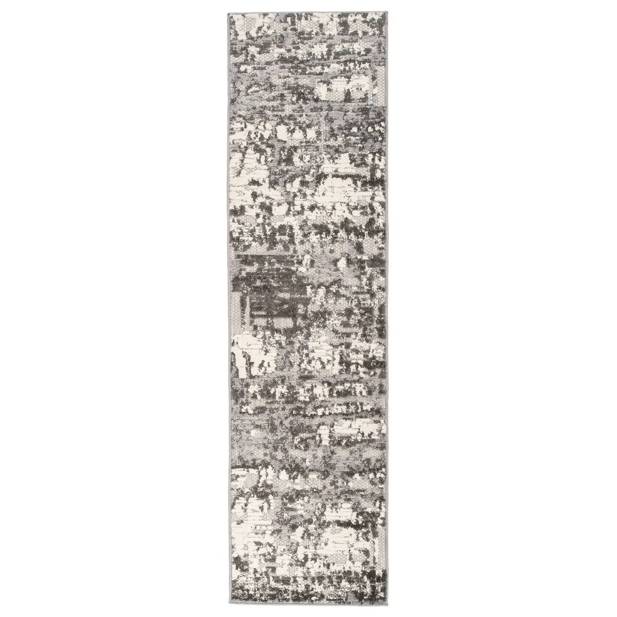 World Rug Gallery Contemporary Distressed Abstract Indoor/Outdoor Area Rug