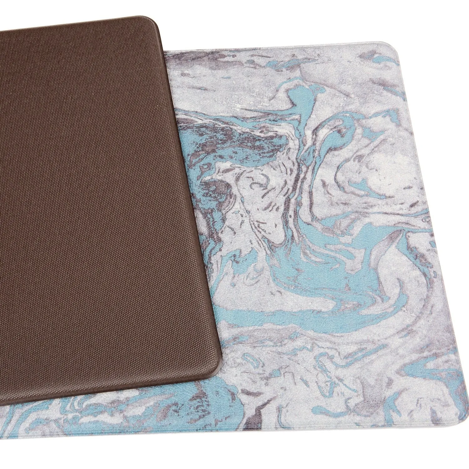 World Rug Gallery Contemporary Marble Anti-Fatigue Standing Mat