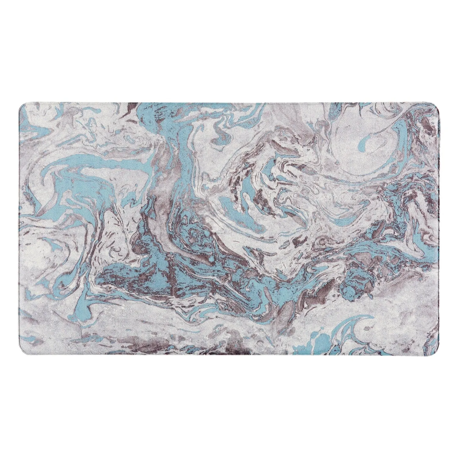 World Rug Gallery Contemporary Marble Anti-Fatigue Standing Mat