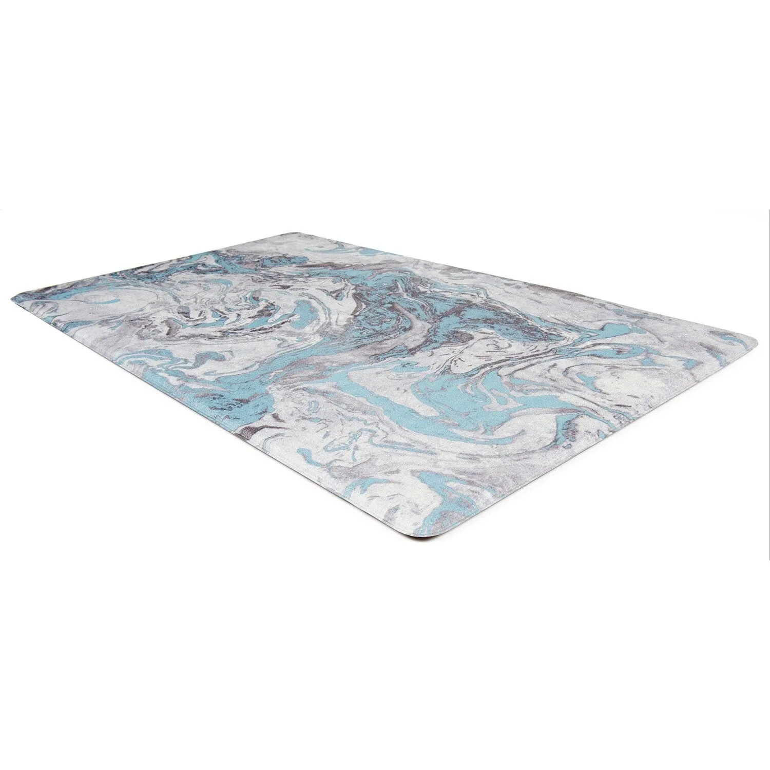 World Rug Gallery Contemporary Marble Anti-Fatigue Standing Mat