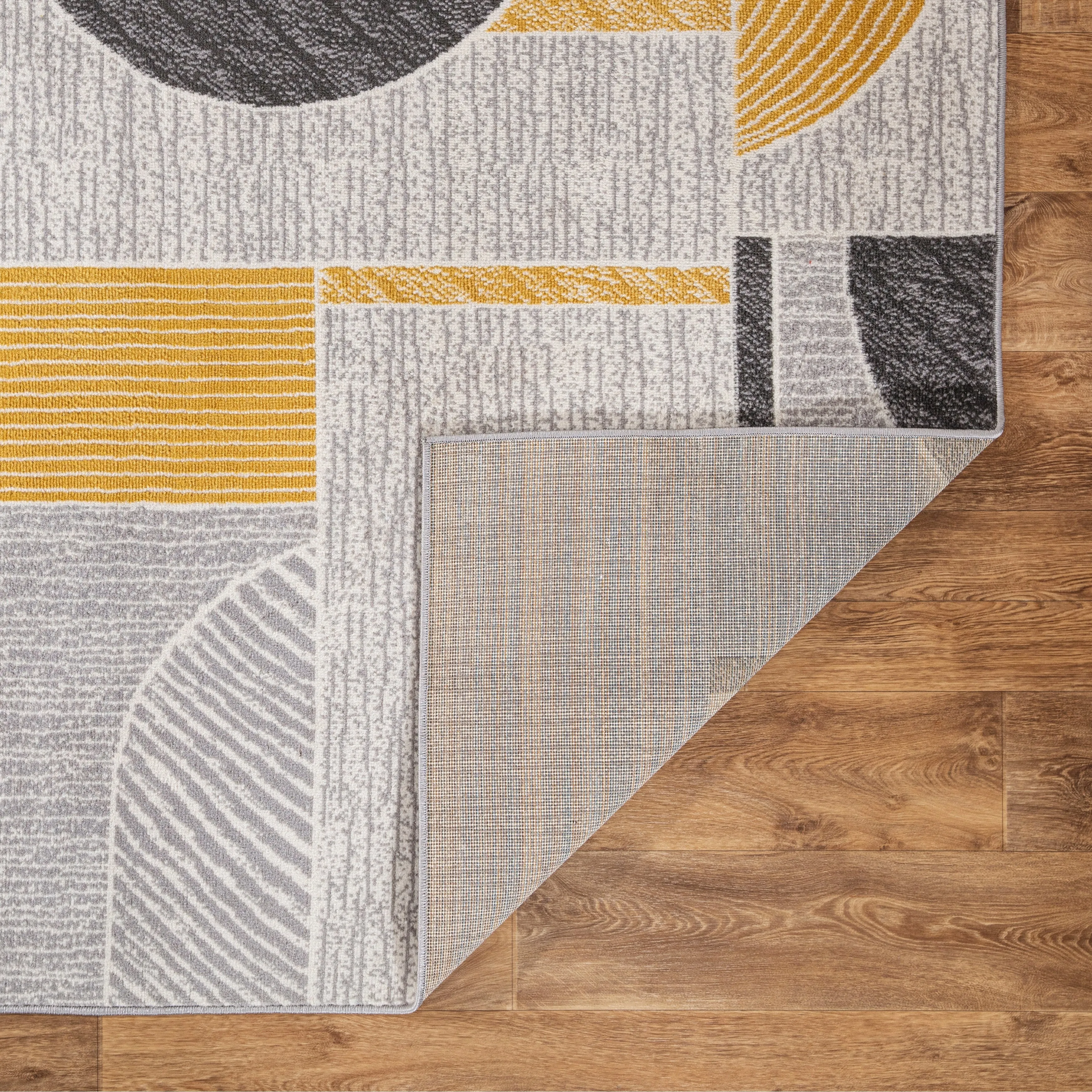 World Rug Gallery Contemporary Modern Abstract Area Rug