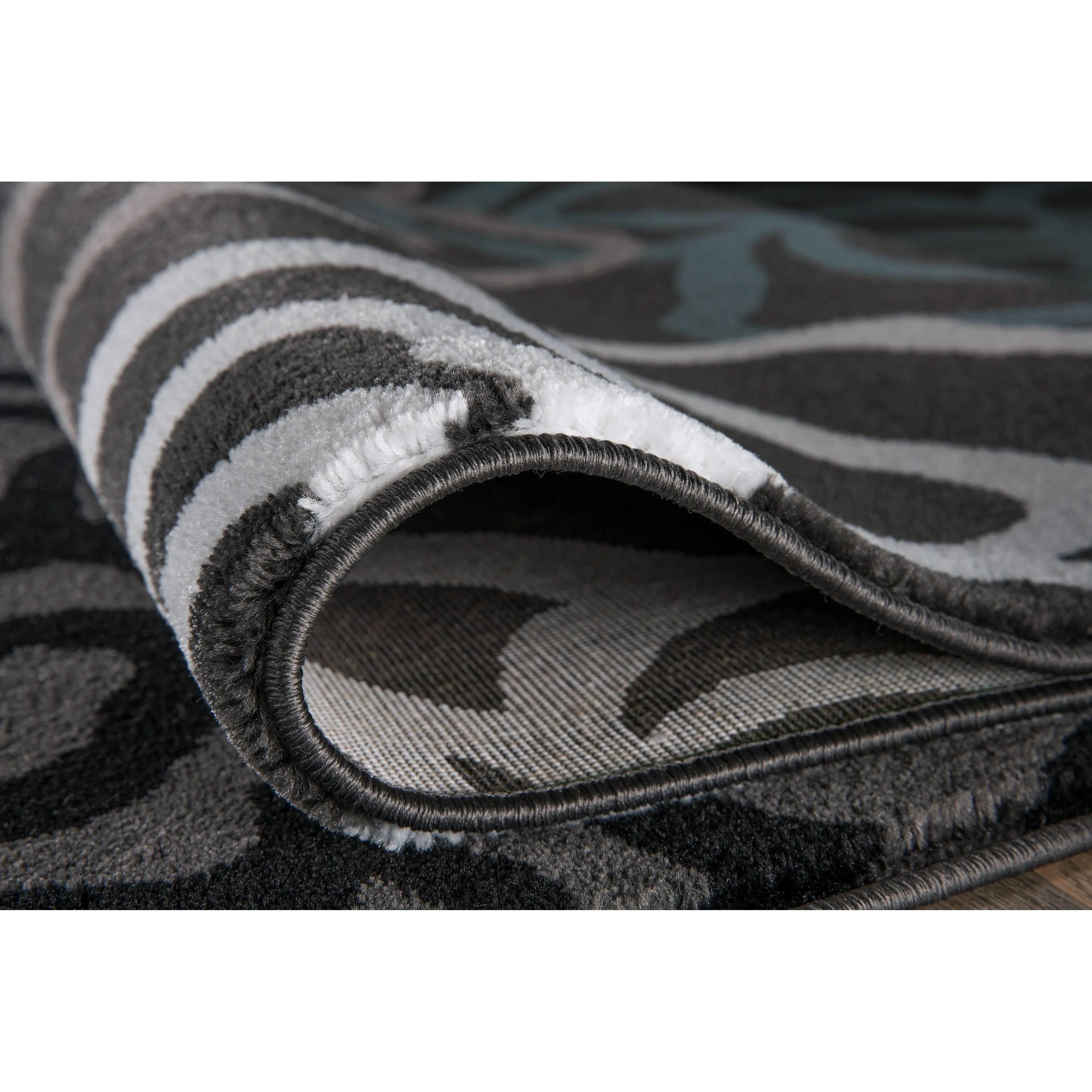 World Rug Gallery Contemporary Modern Floral Flowers Area Rug