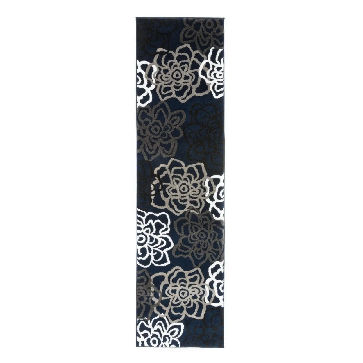 World Rug Gallery Contemporary Modern Floral Flowers Area Rug