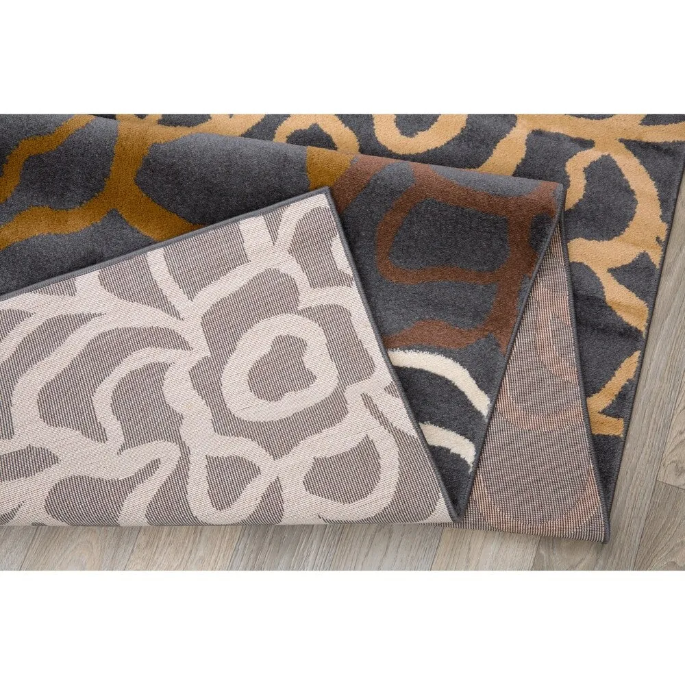 World Rug Gallery Contemporary Modern Floral Flowers Area Rug
