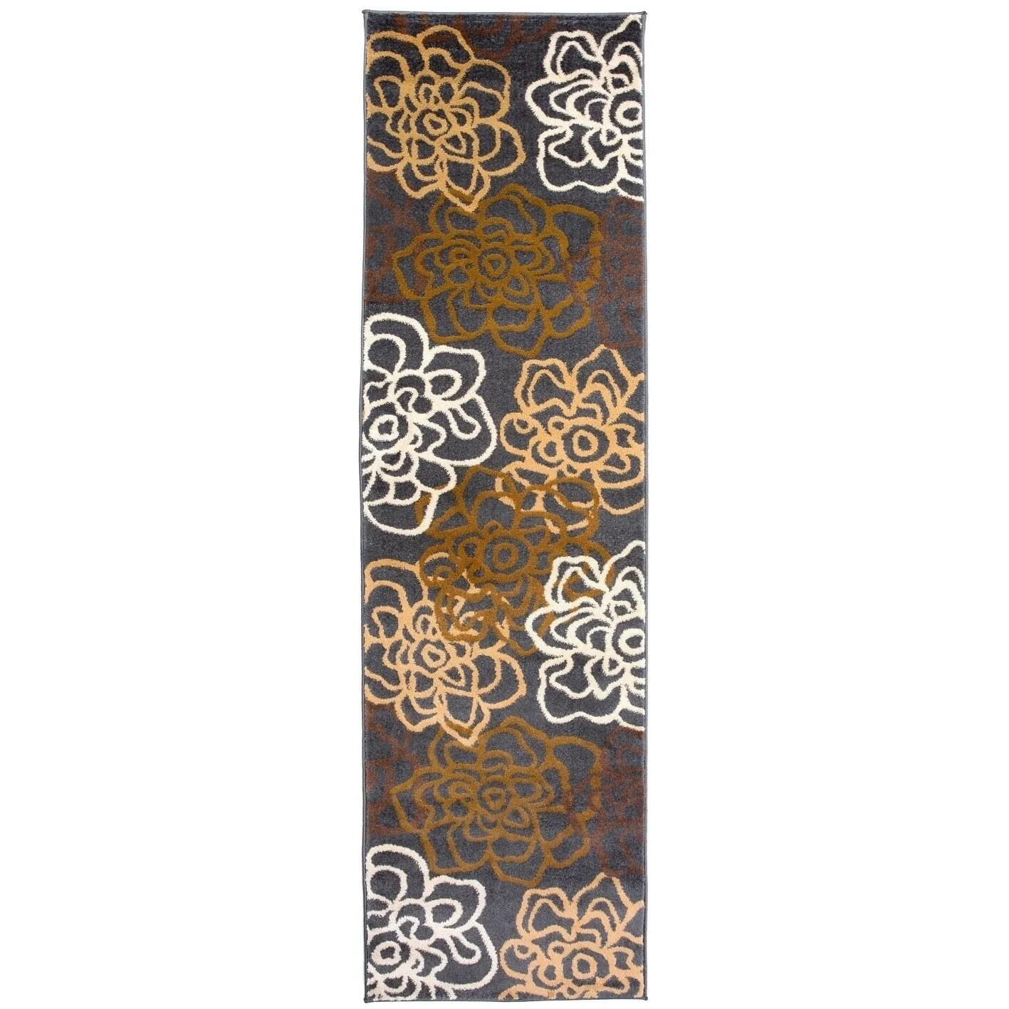 World Rug Gallery Contemporary Modern Floral Flowers Area Rug