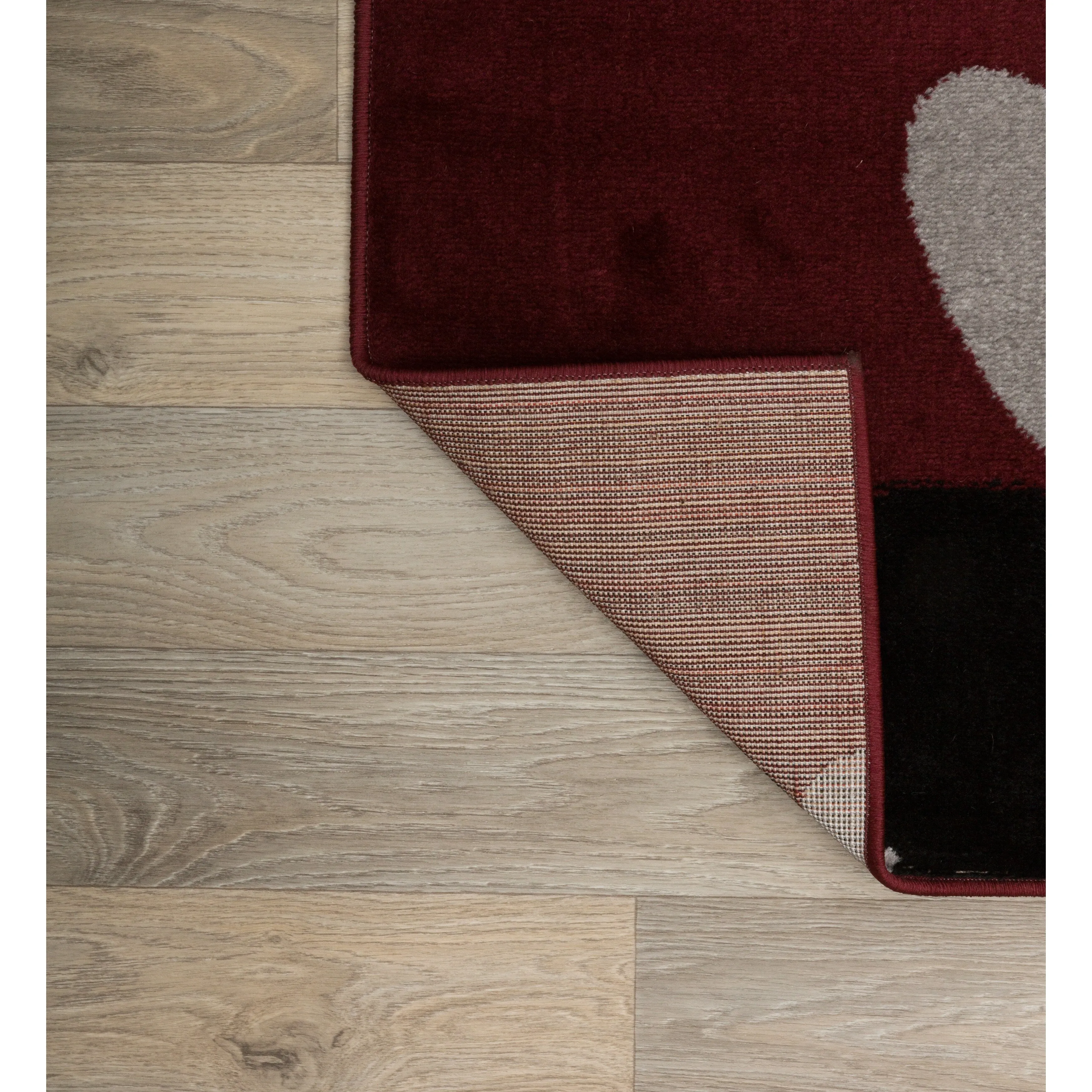 World Rug Gallery Contemporary Modern Flowers Area Rug