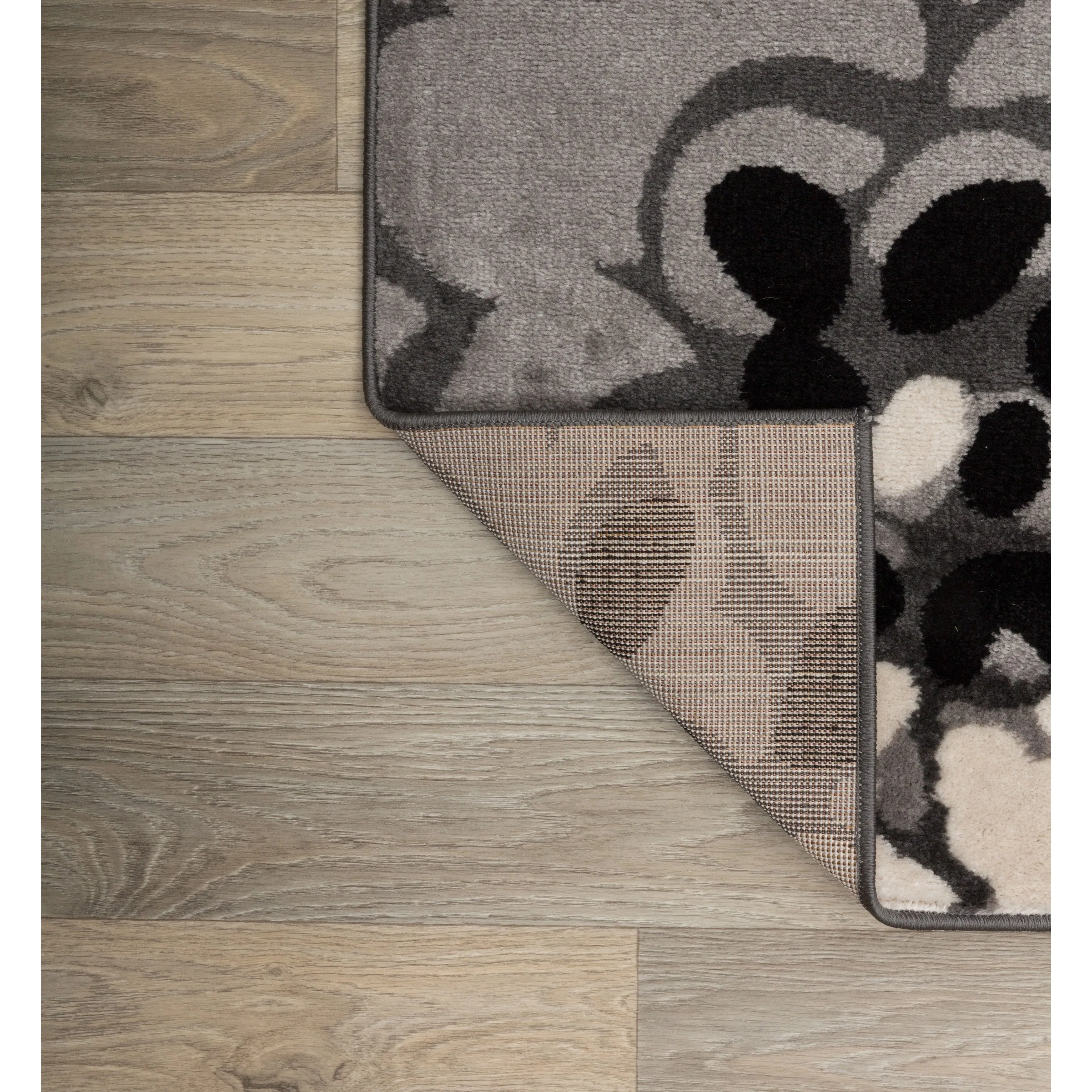 World Rug Gallery Contemporary Modern Flowers Area Rug