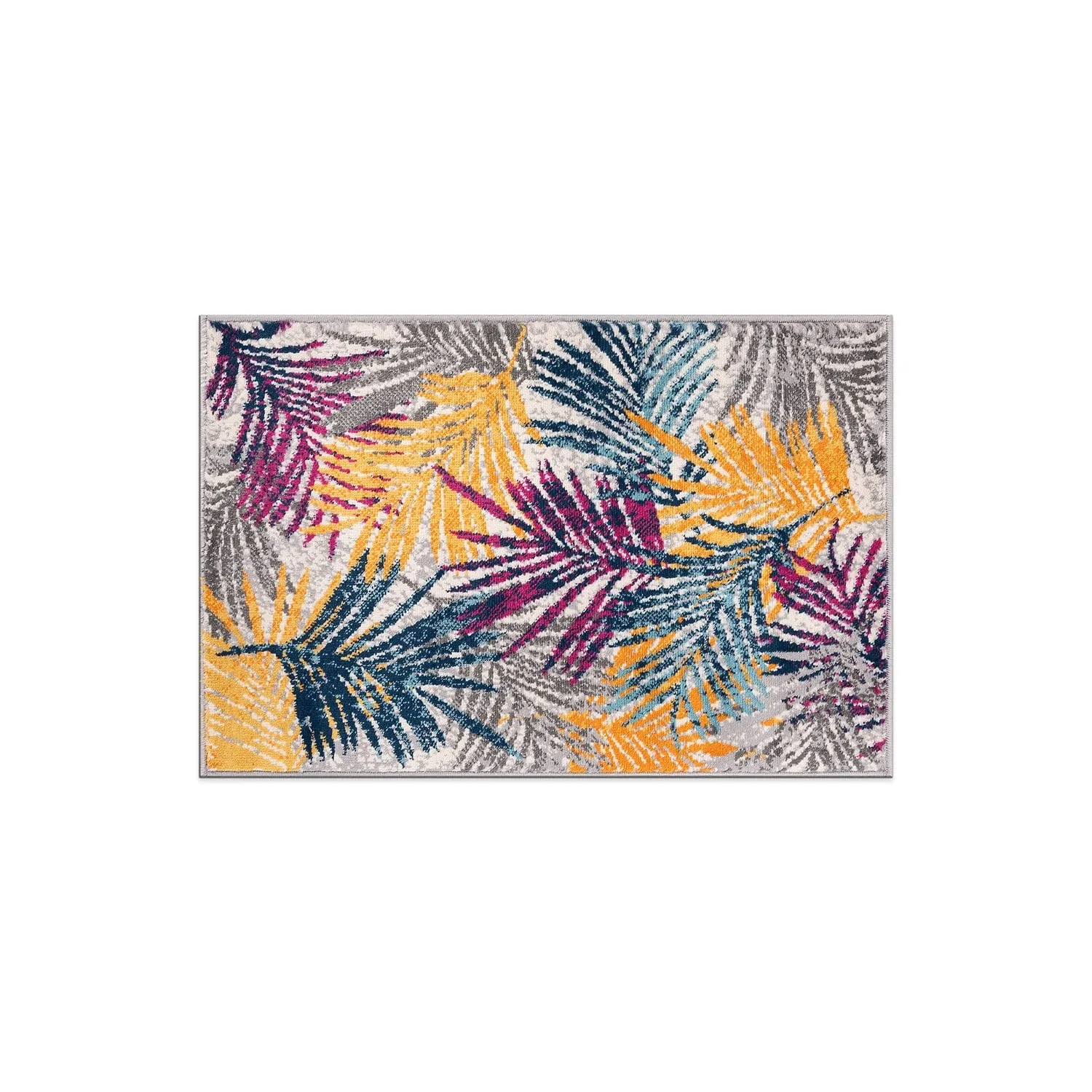 World Rug Gallery Edinburgh Floral Leaves Area Rug