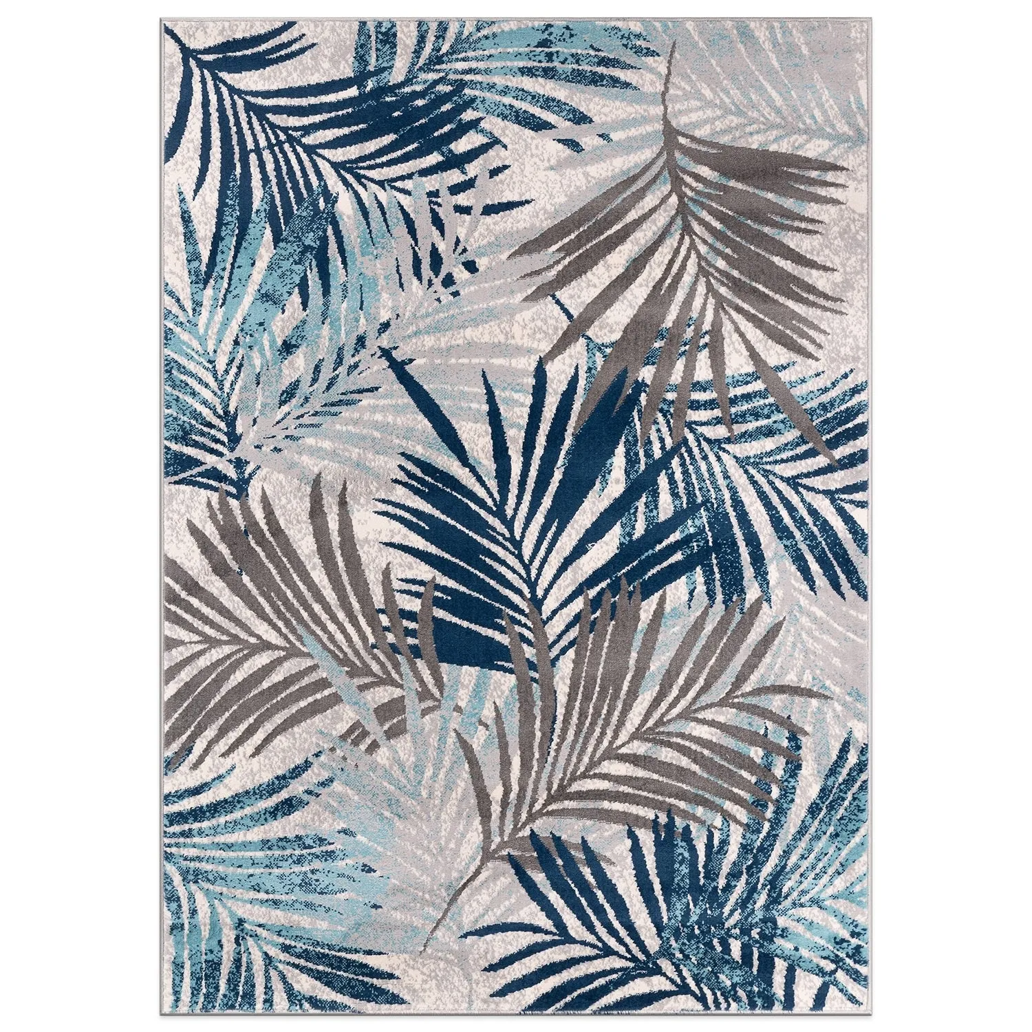 World Rug Gallery Edinburgh Floral Leaves Area Rug