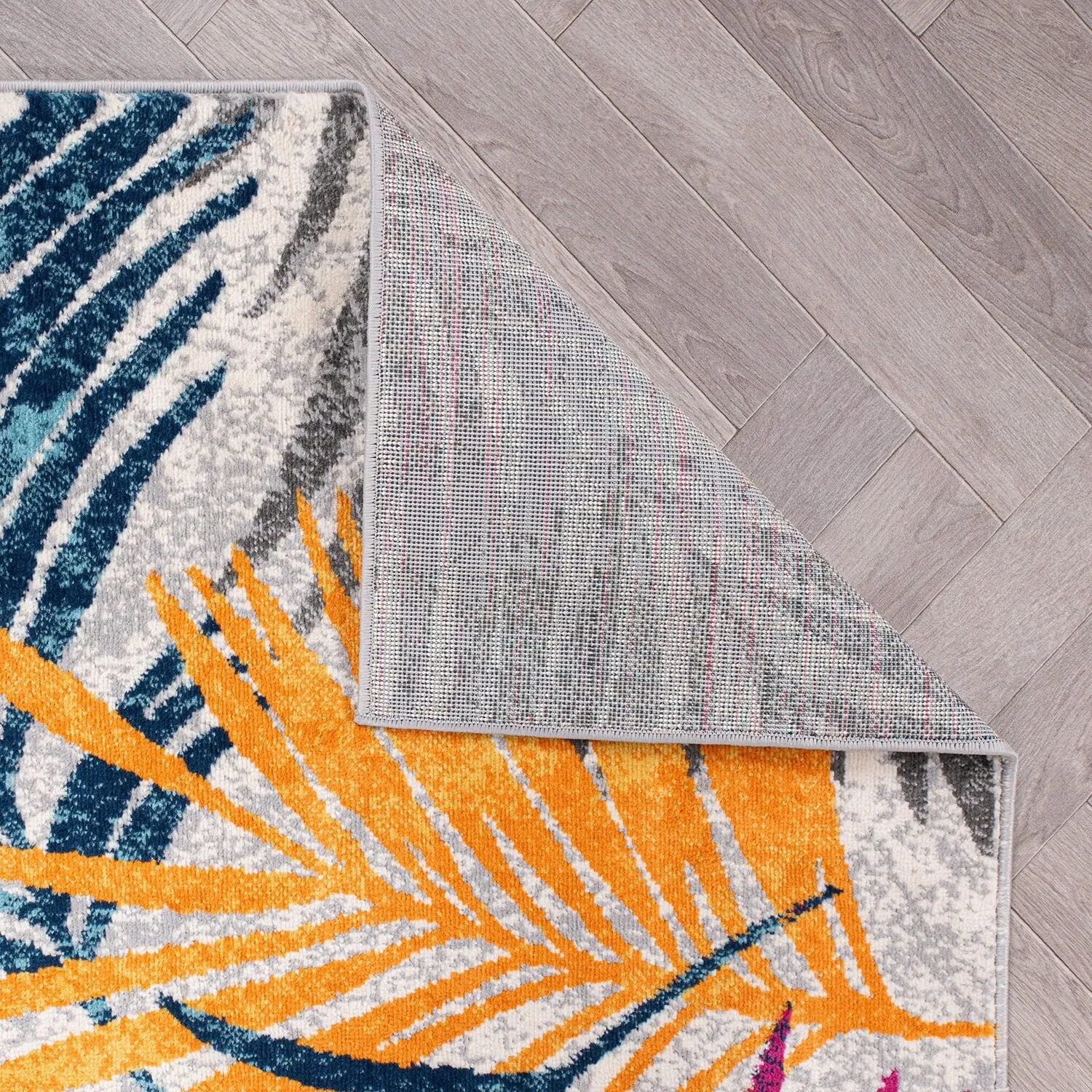 World Rug Gallery Edinburgh Floral Leaves Area Rug