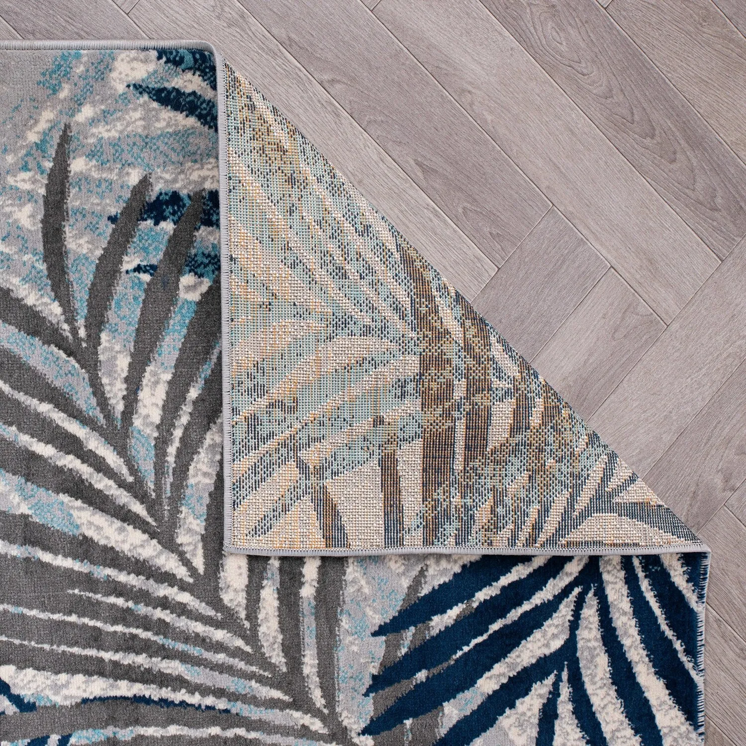 World Rug Gallery Edinburgh Floral Leaves Area Rug