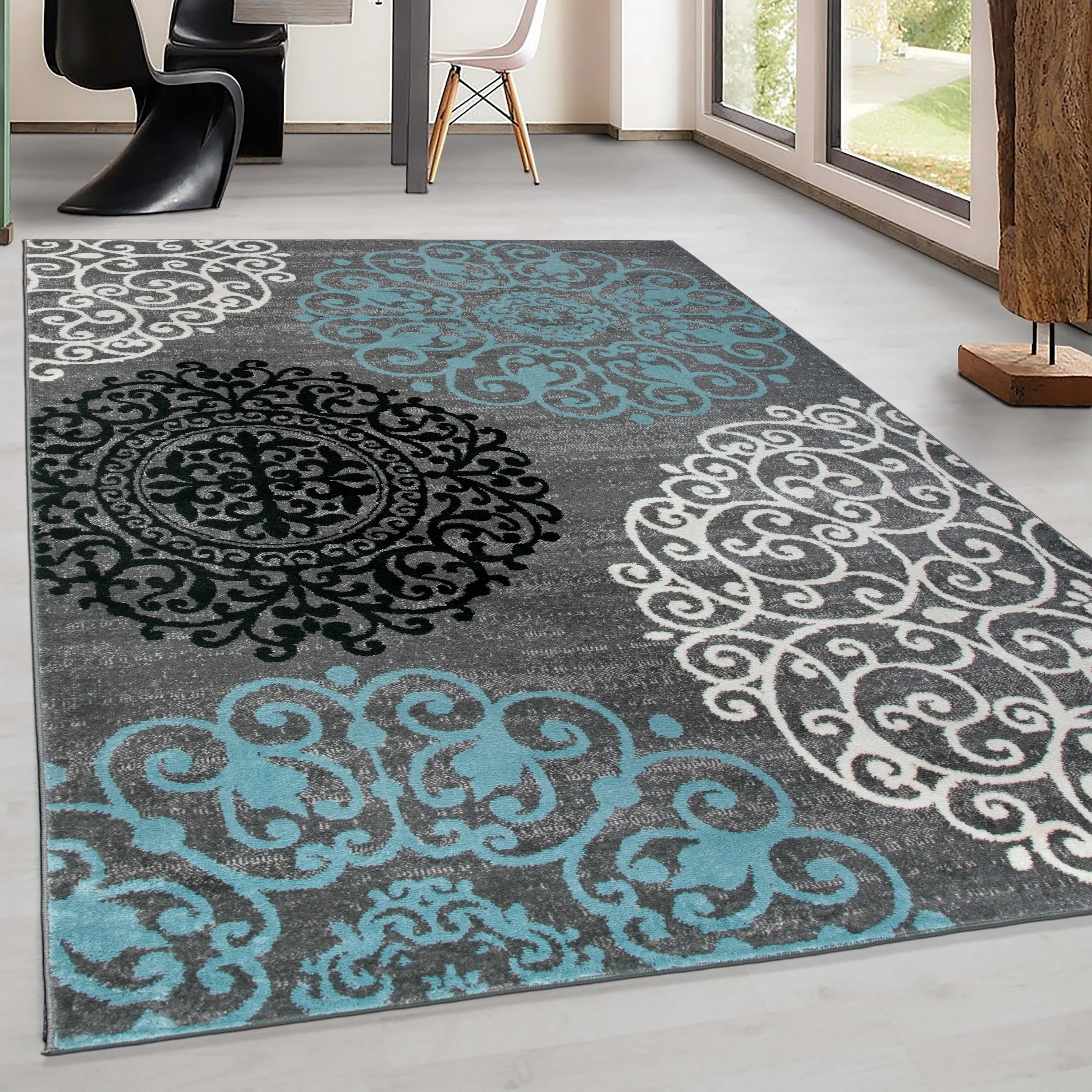 World Rug Gallery Floral Area Rug