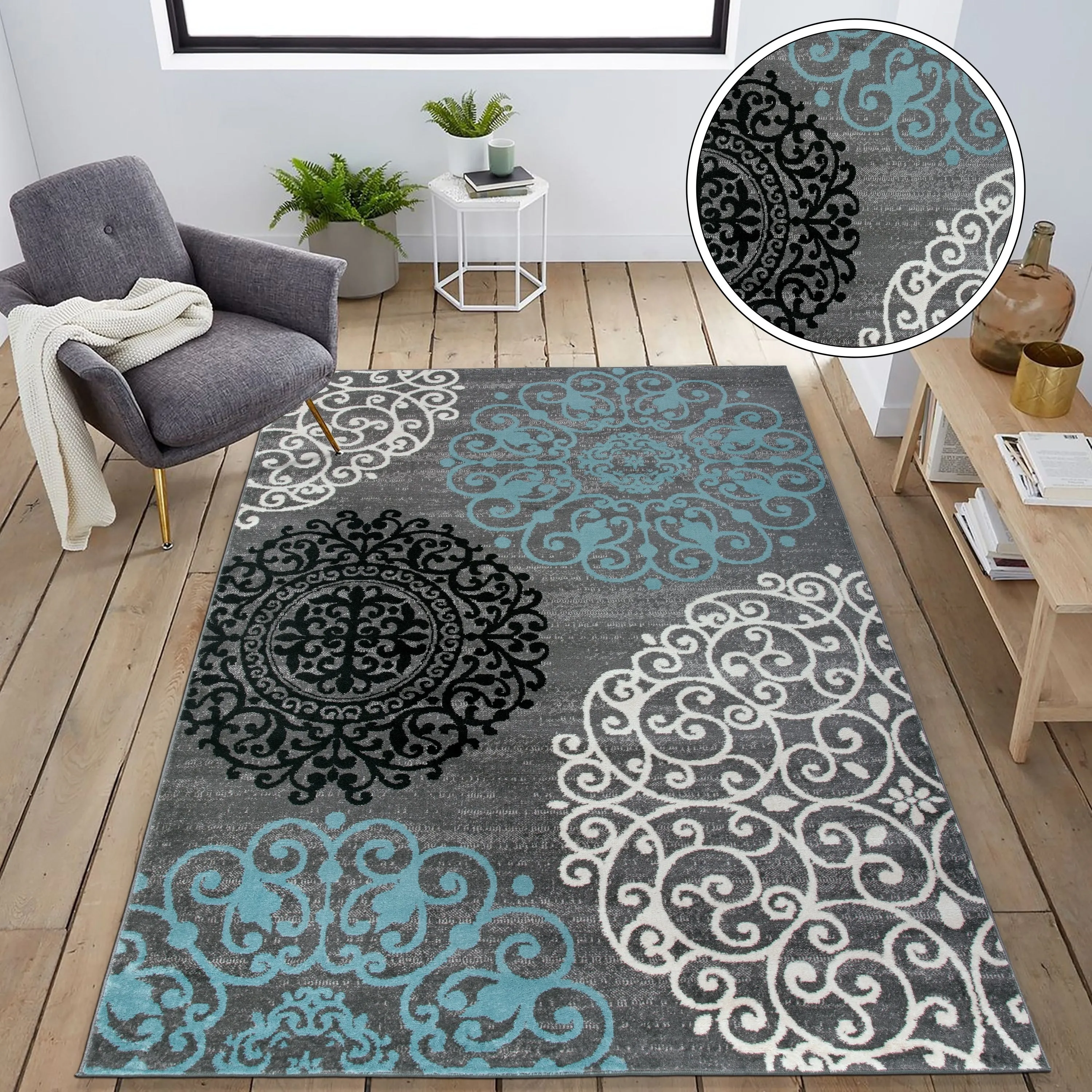 World Rug Gallery Floral Area Rug