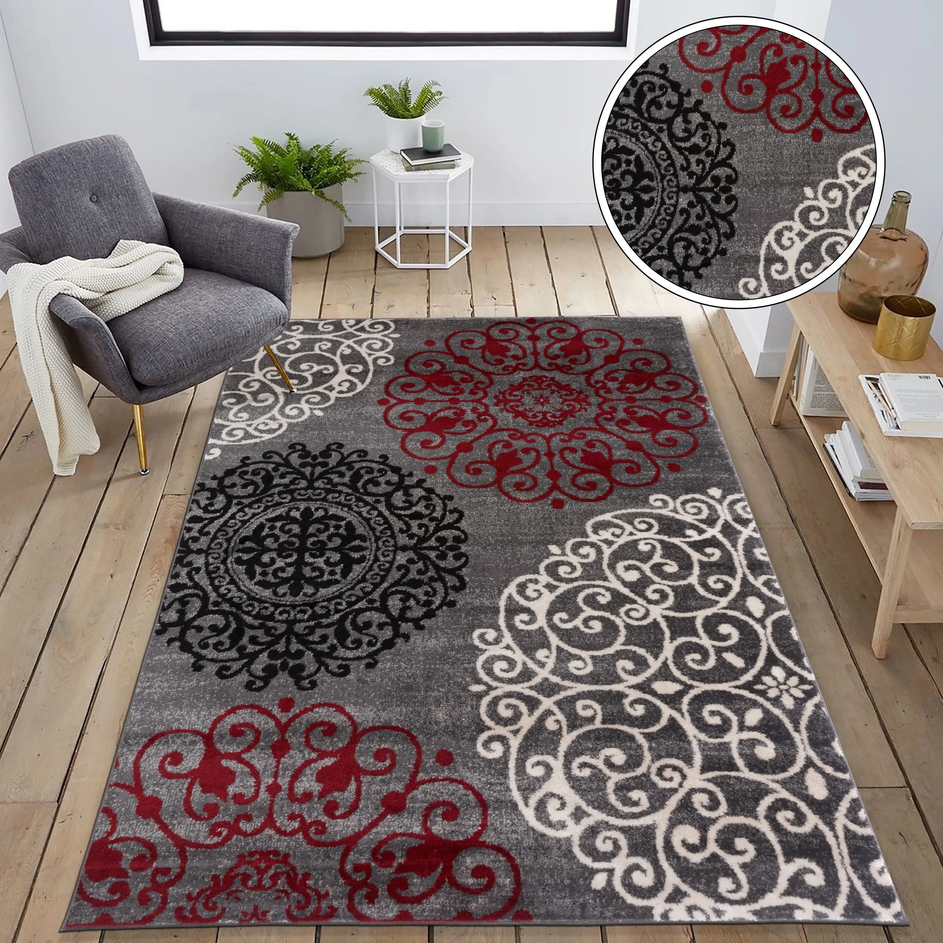 World Rug Gallery Floral Area Rug
