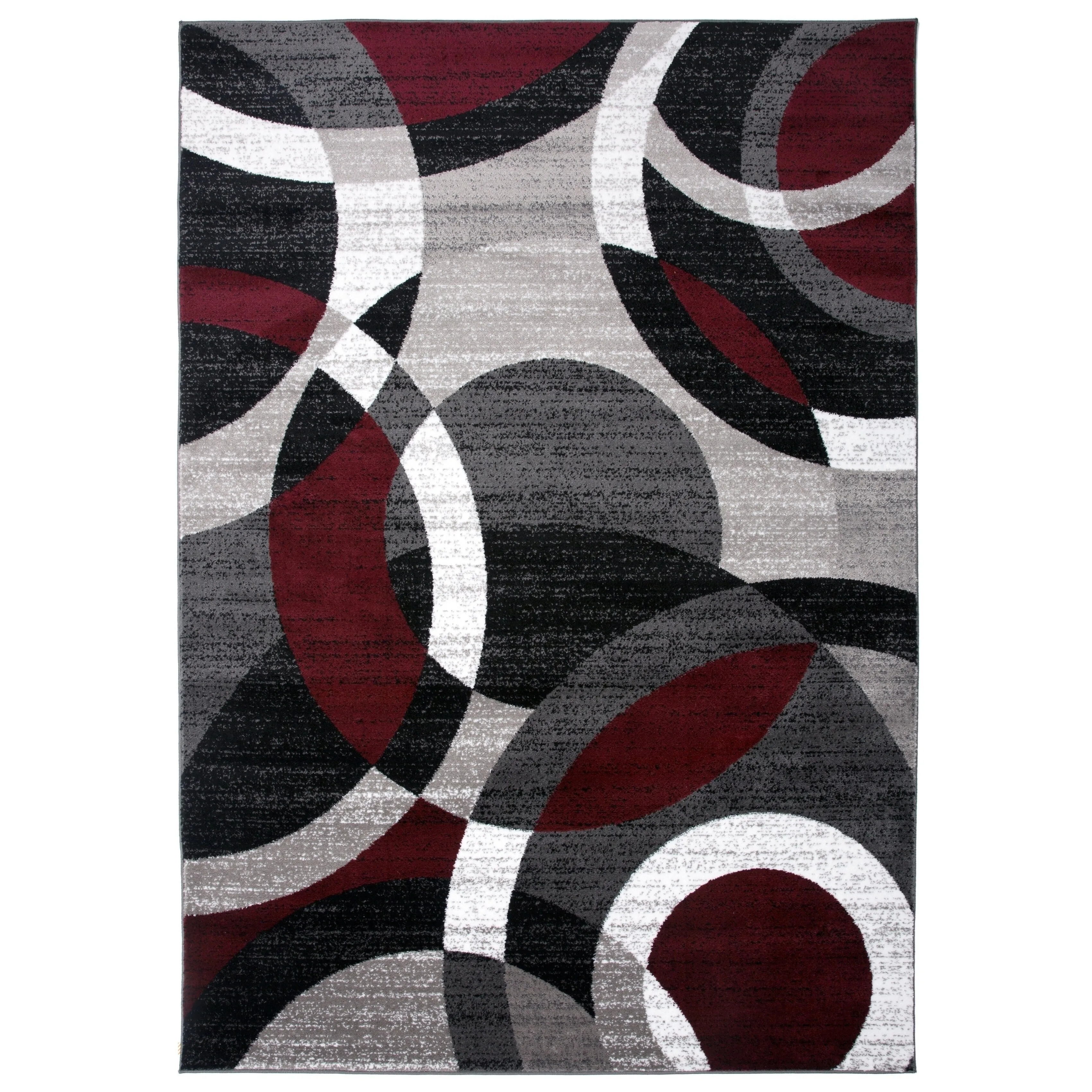 World Rug Gallery Geometric Circles Area Rug