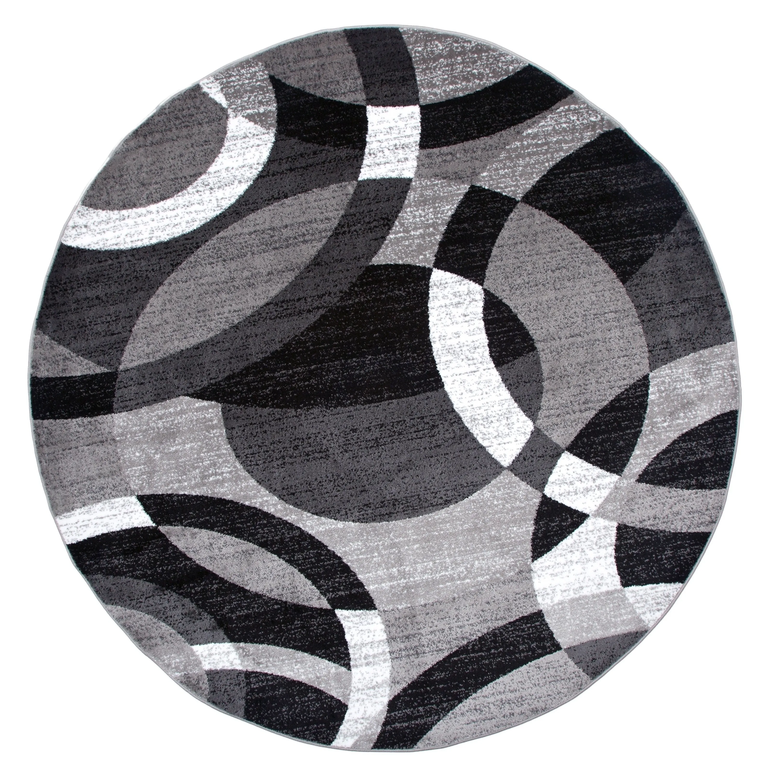 World Rug Gallery Geometric Circles Area Rug