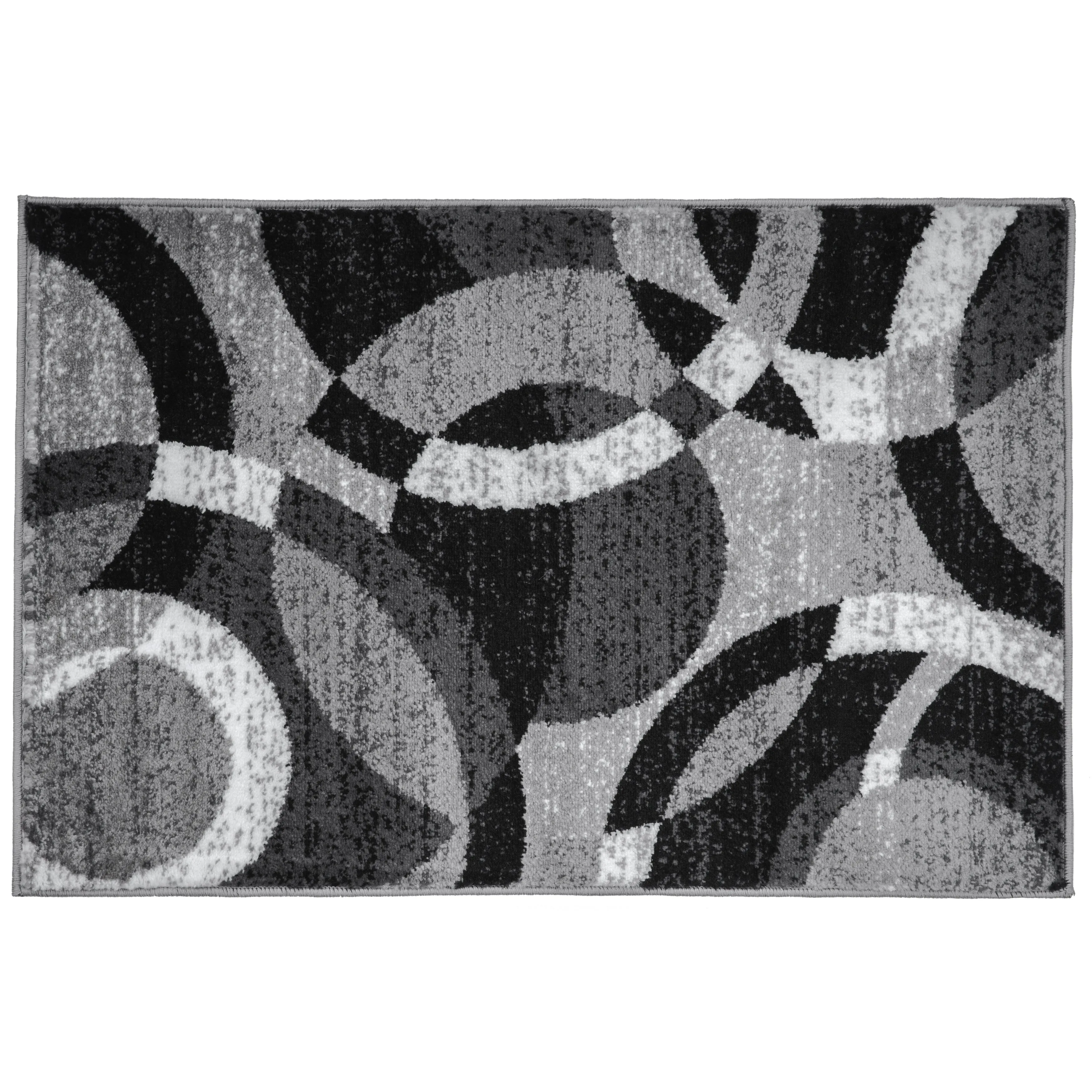 World Rug Gallery Geometric Circles Area Rug