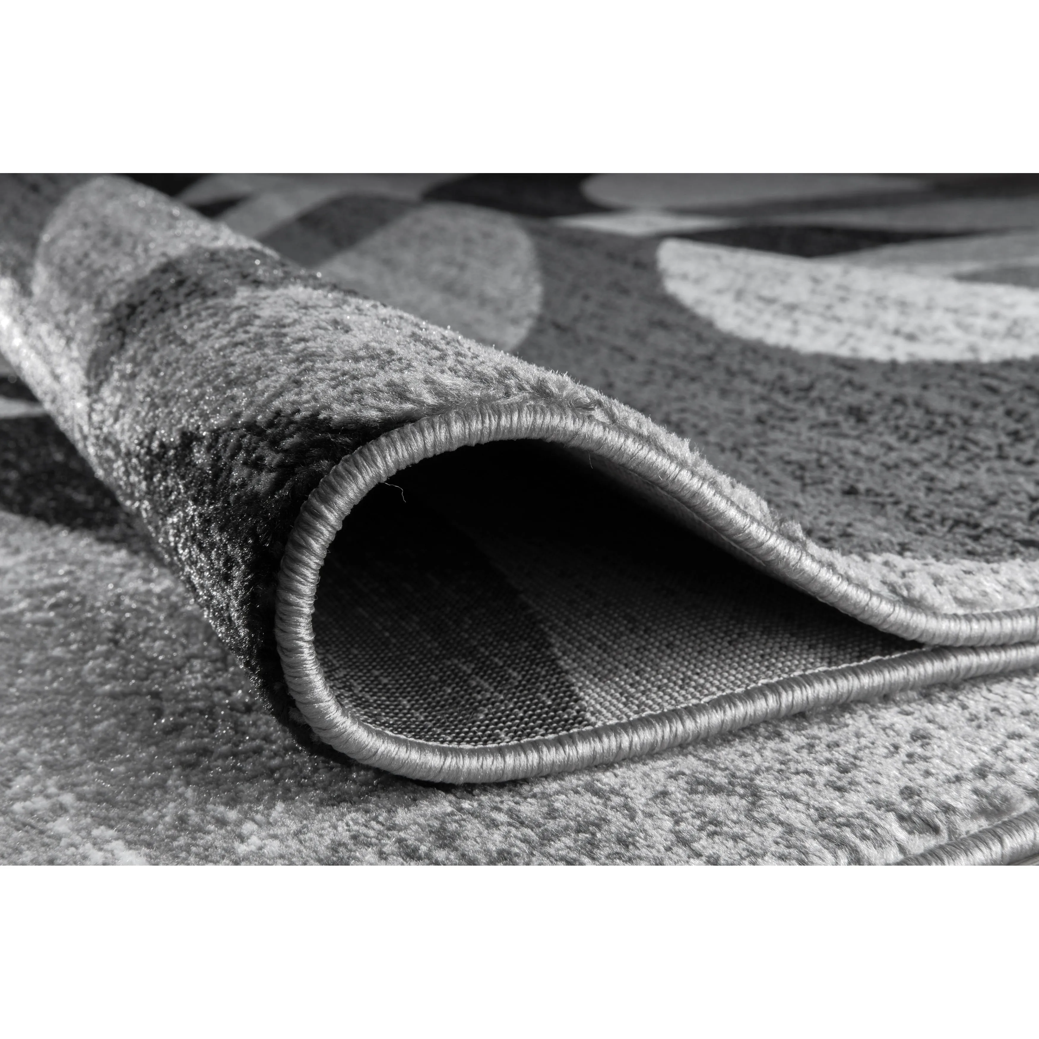 World Rug Gallery Geometric Circles Area Rug