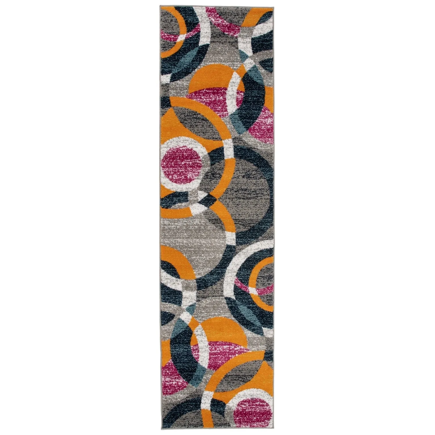 World Rug Gallery Geometric Circles Area Rug