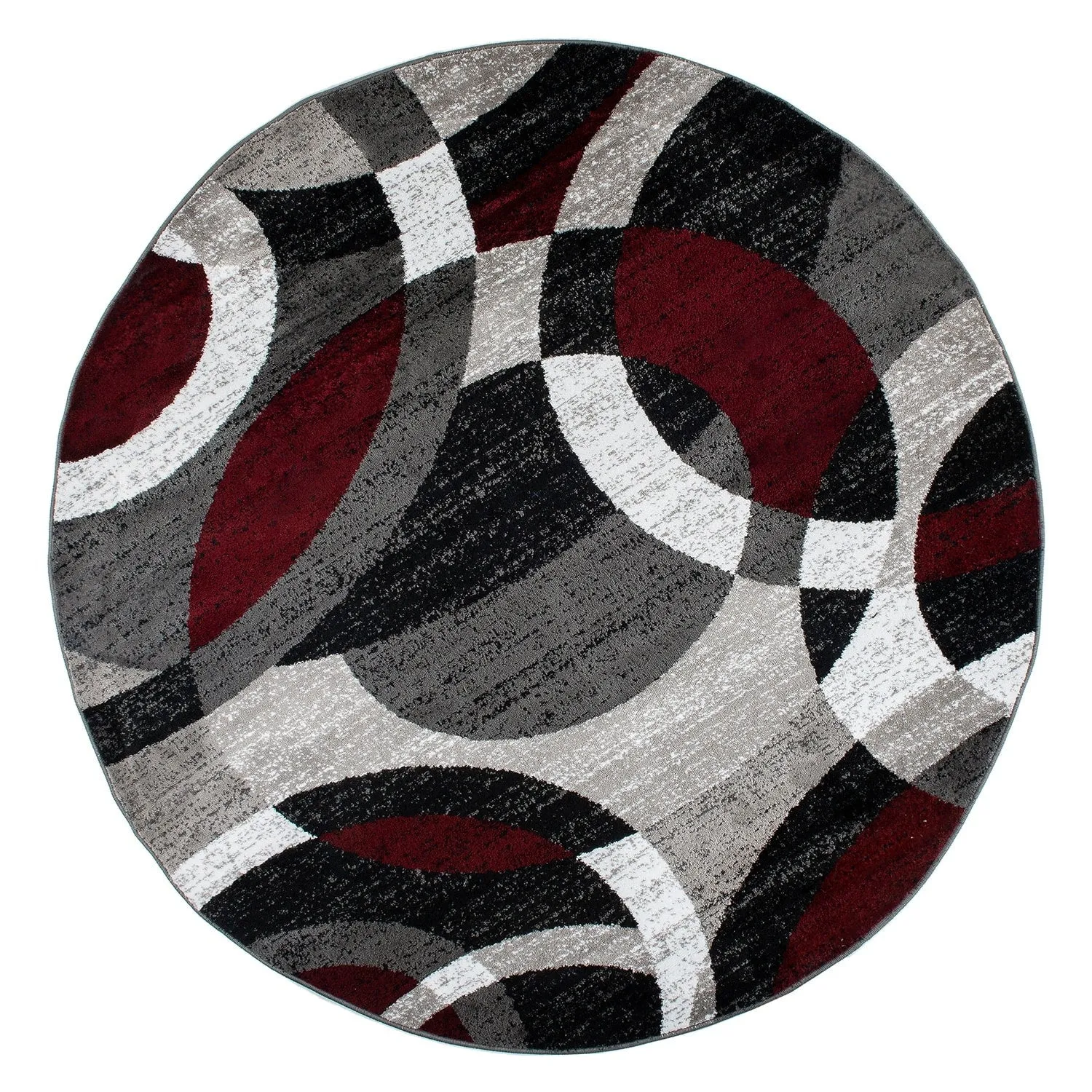 World Rug Gallery Geometric Circles Area Rug