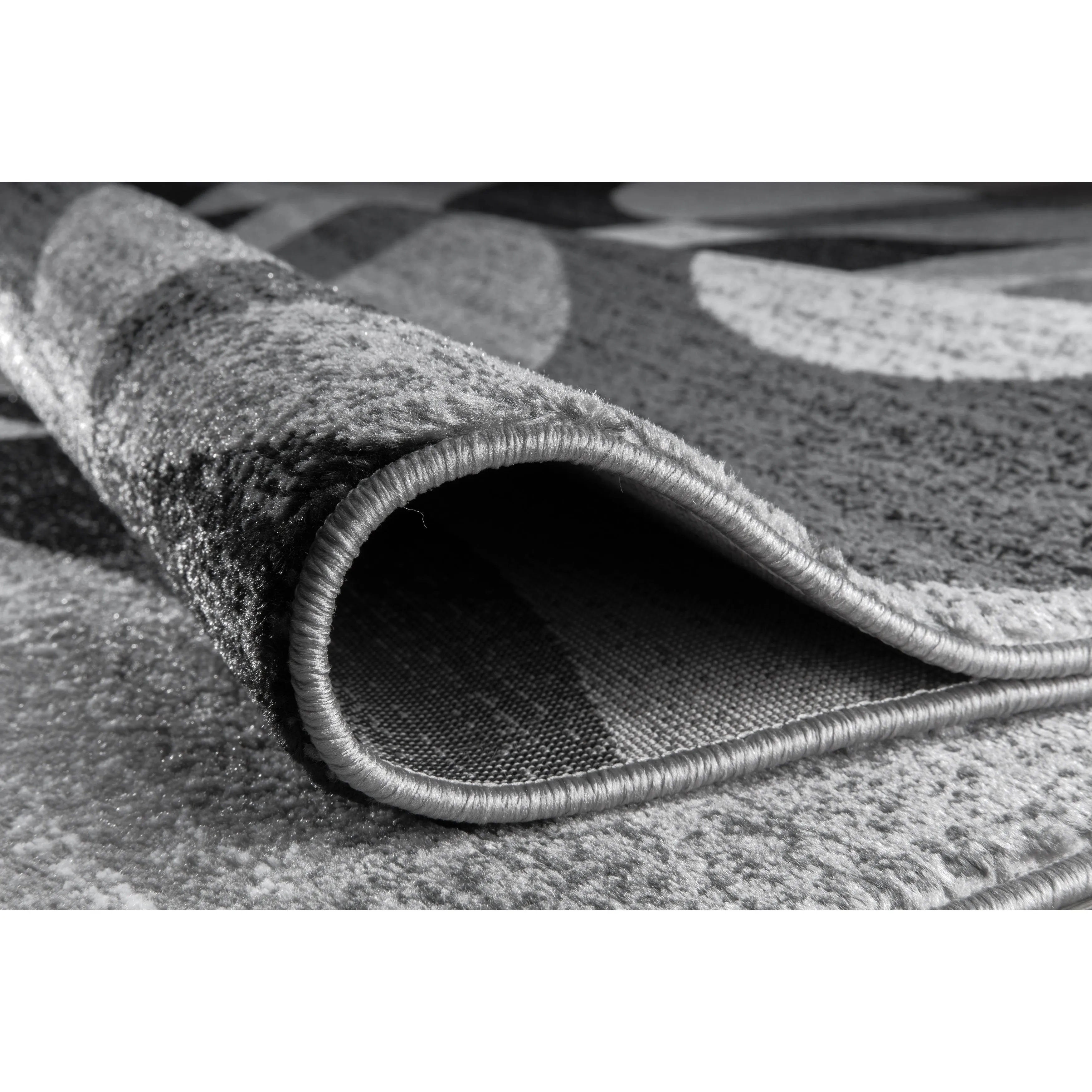 World Rug Gallery Geometric Circles Area Rug
