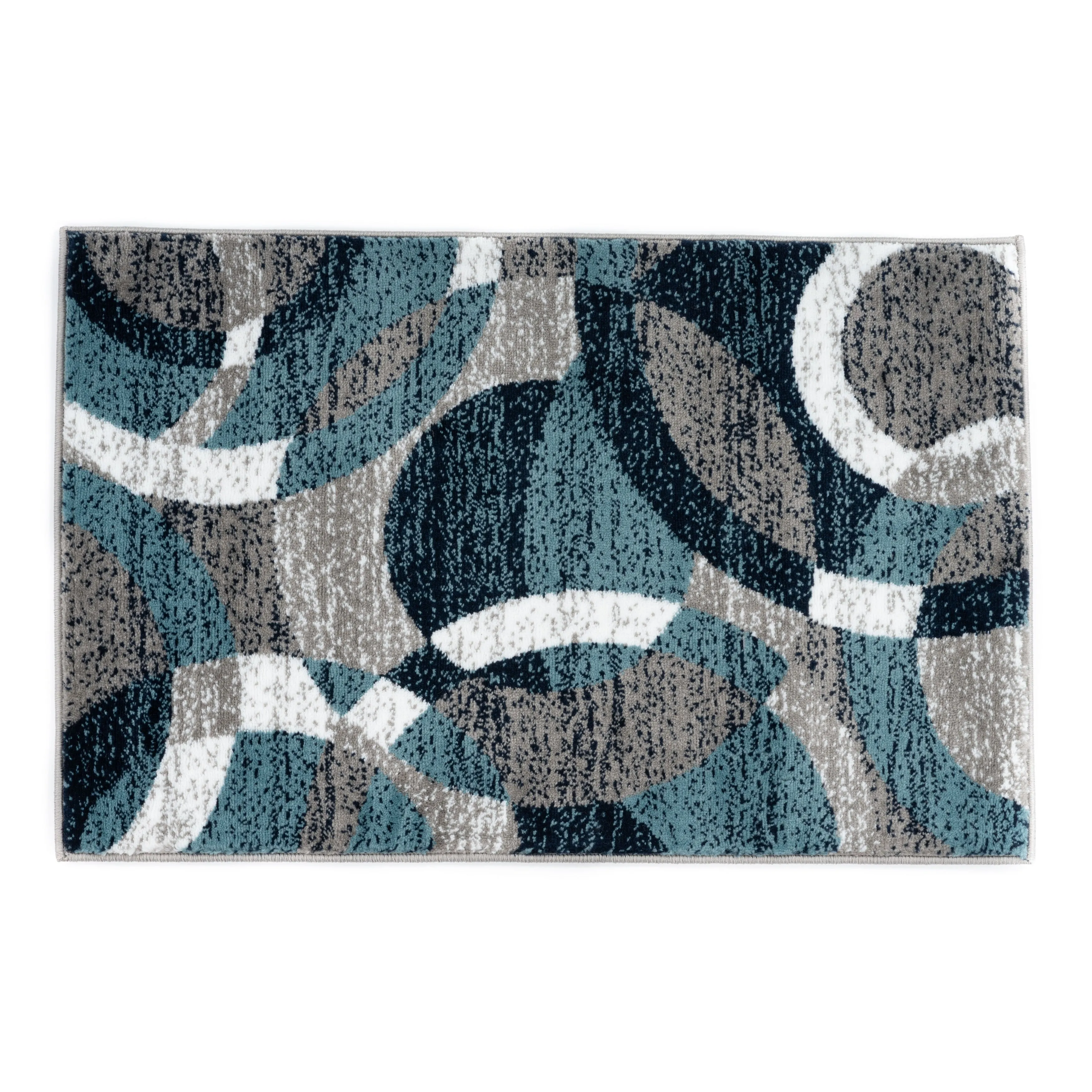 World Rug Gallery Geometric Circles Area Rug