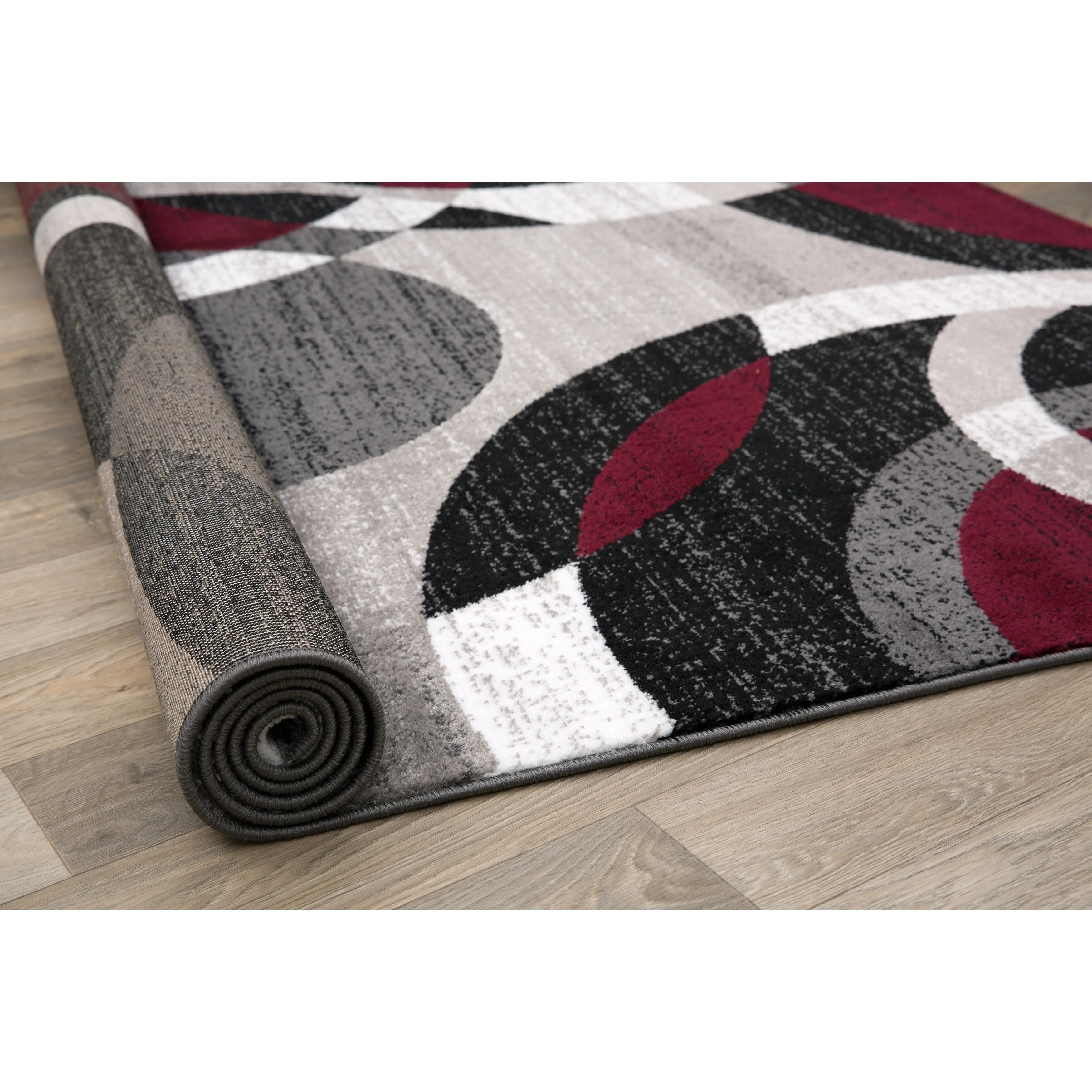 World Rug Gallery Geometric Circles Area Rug
